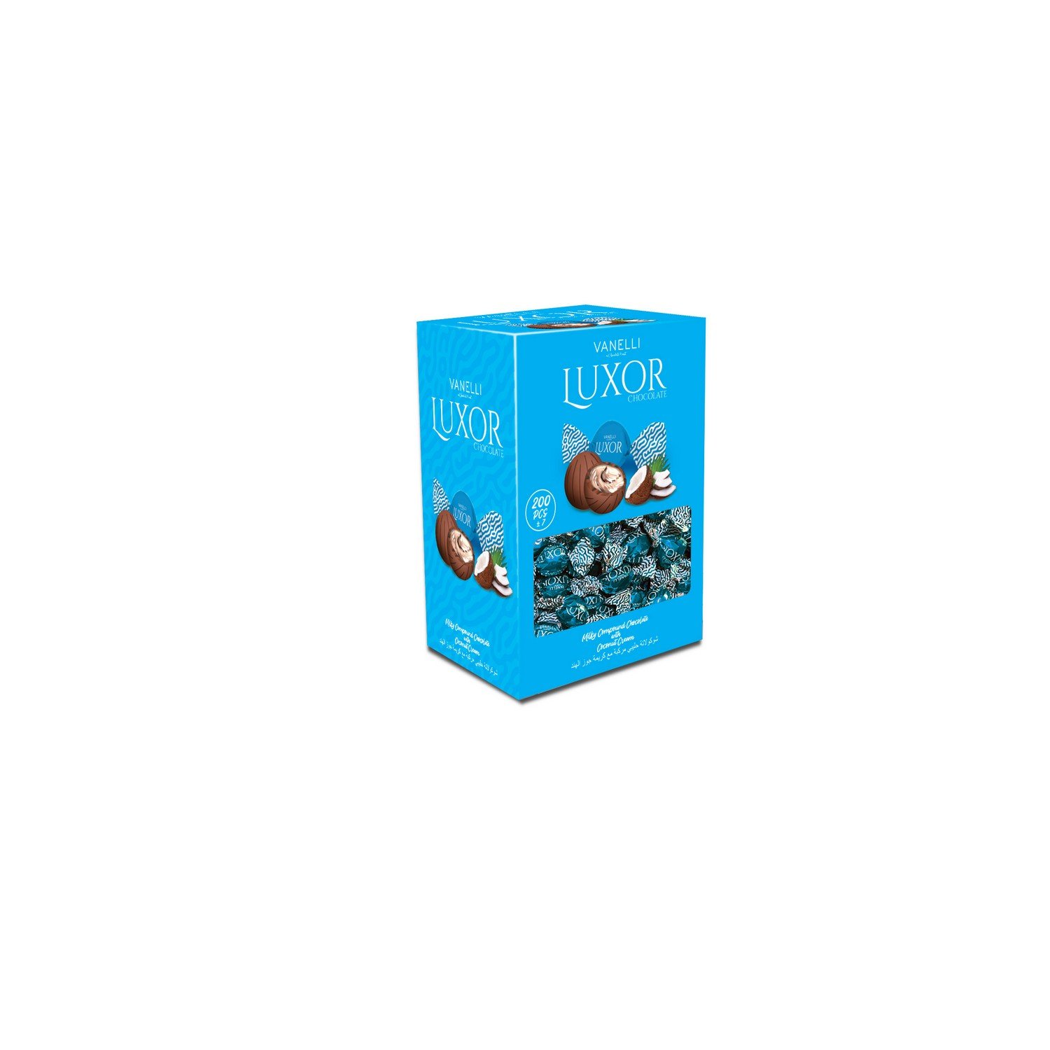 LUXOR double twist ball chocolate - coconut cream
