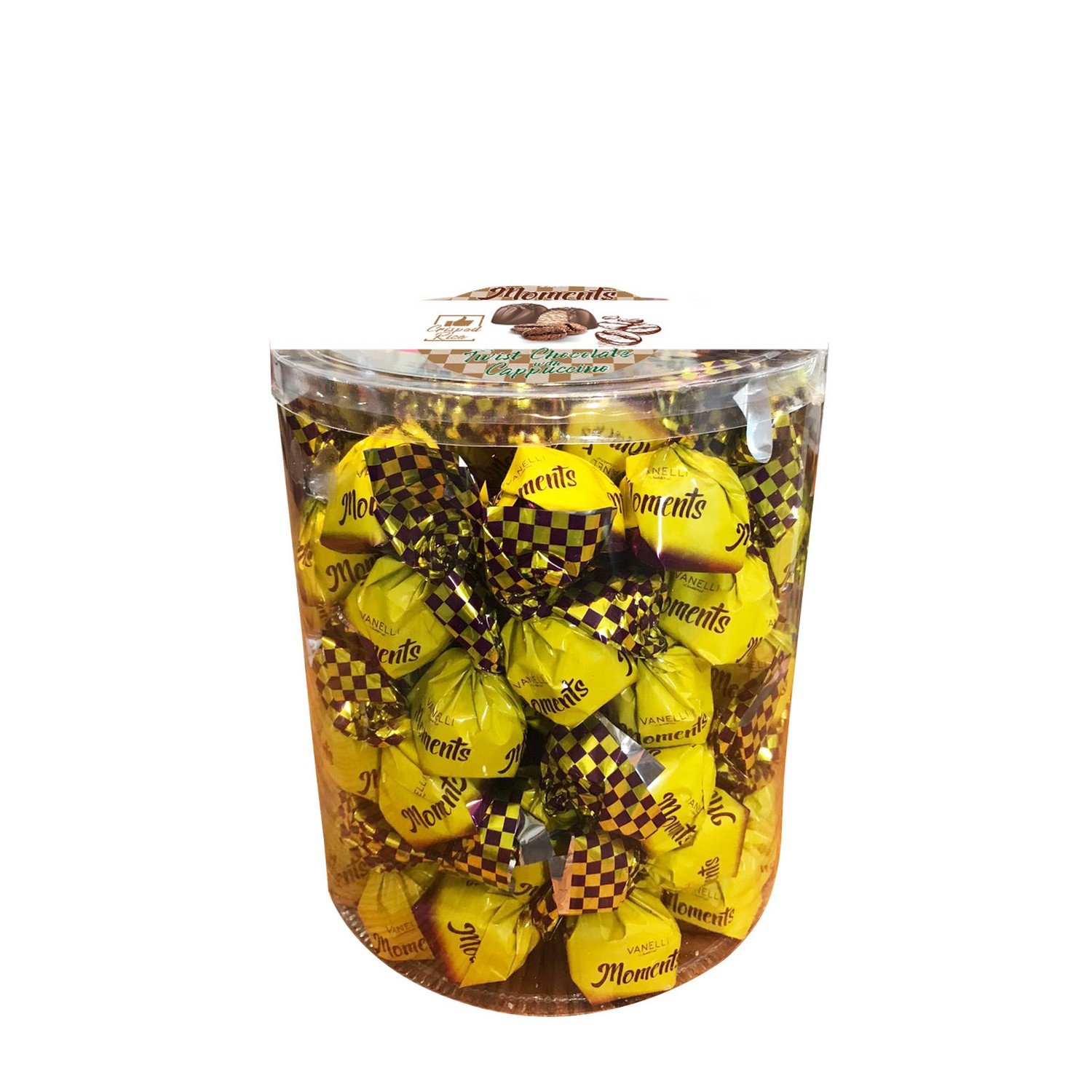 MOMENTS single twist - capuccino - crispy rice - jar