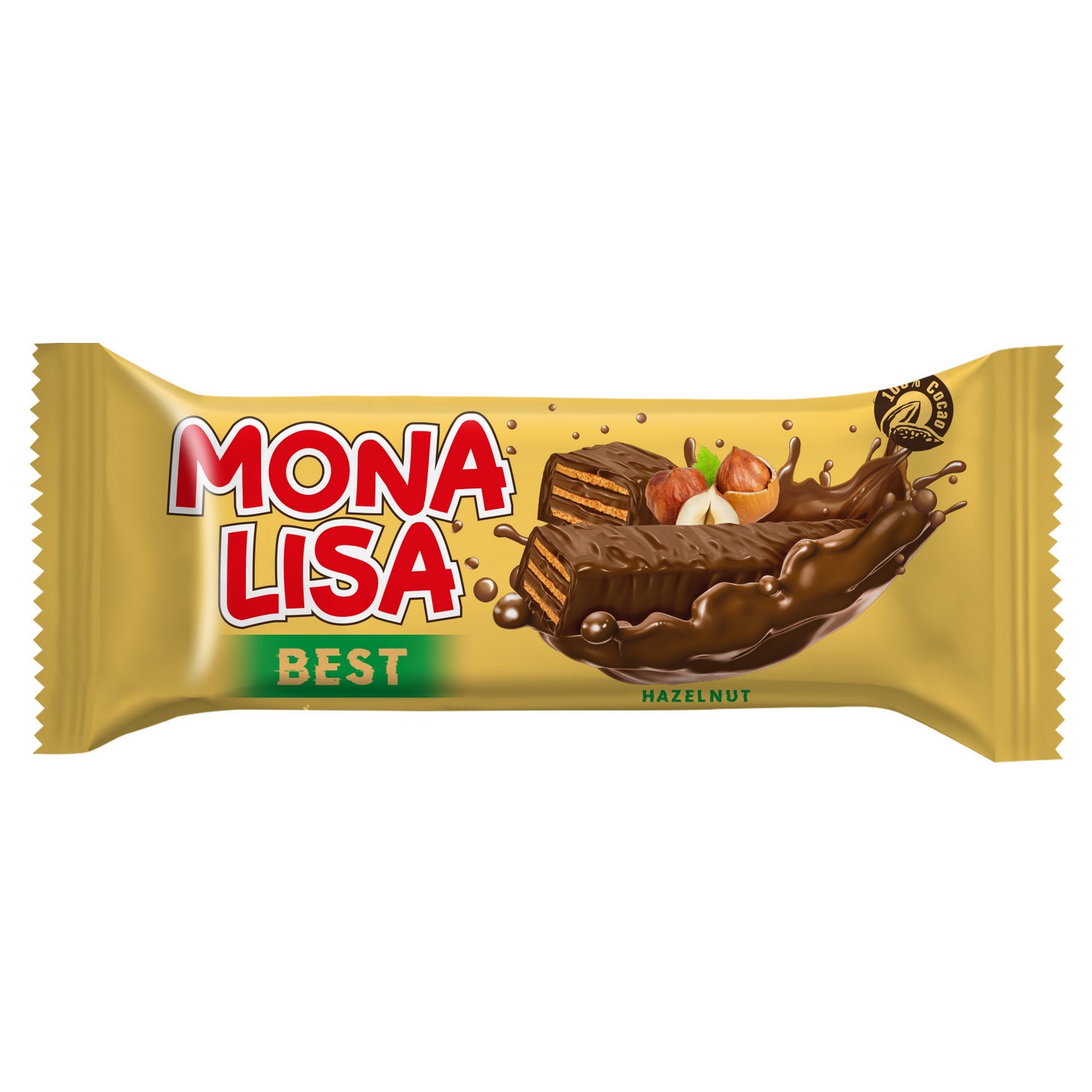 MONA LISA BEST Milk Chocolate Coated Wafers with Hazelnut Cream