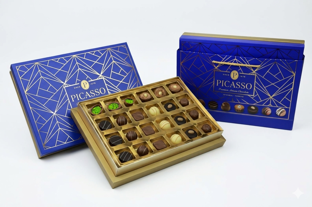 PICASSO Pralines Assorted Chocolate - Dark Blue
