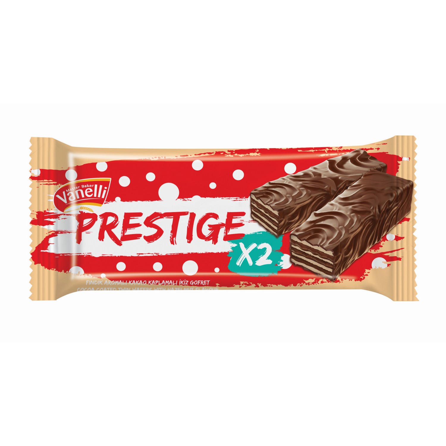 PRESTIGE TWIN cocoa coated wafers