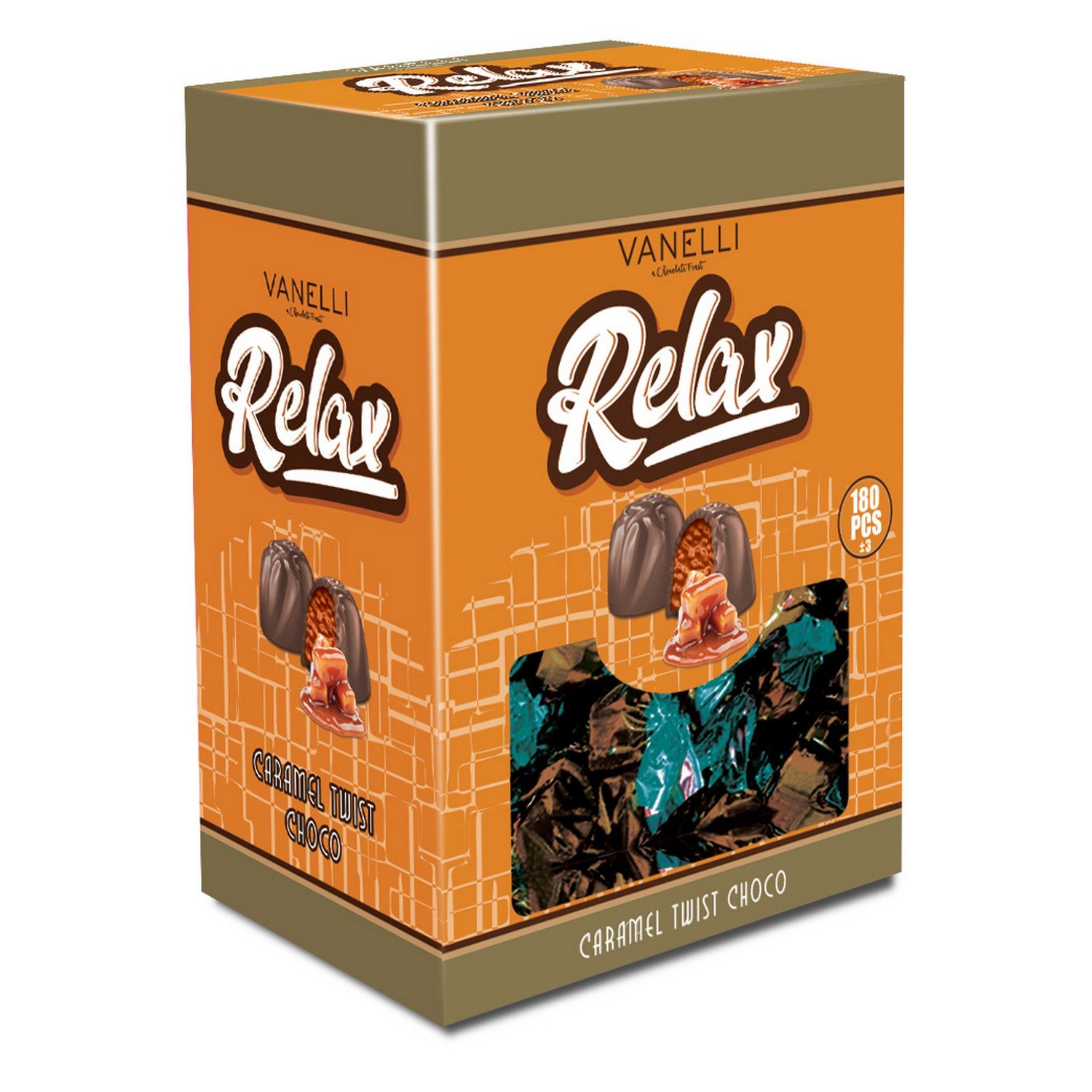 RELAX Single Twist- Karamel Cream- Crisped Rice