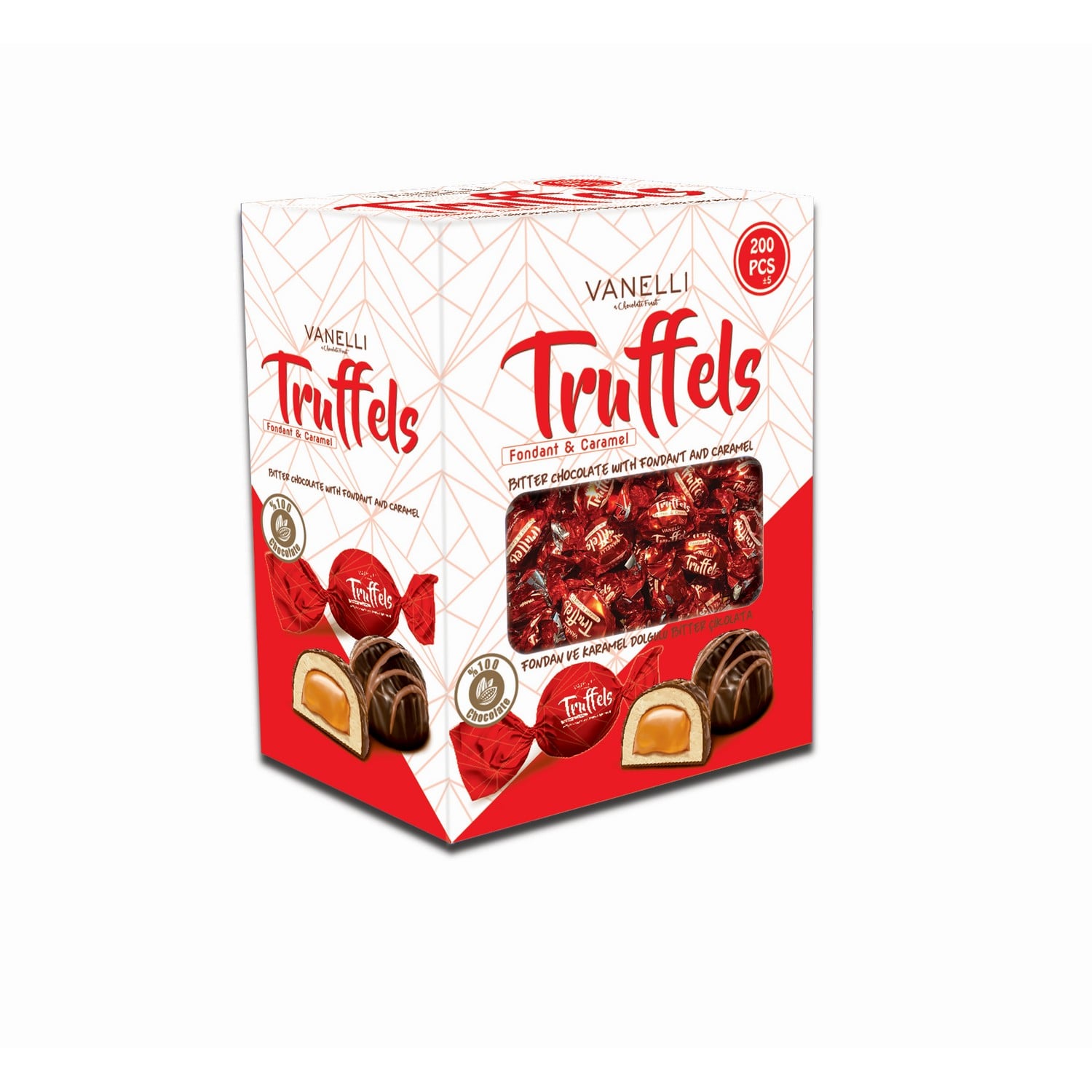 TRUFFELS Fondan Ve Karamel Dolgulu Sütlü Çikolata