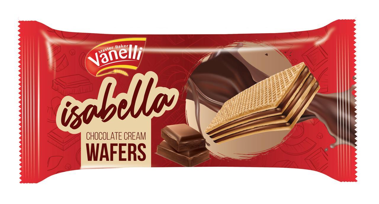 VANELLİ Isabella Çikolata Kremalı Gofret 35 GR 24 ADET