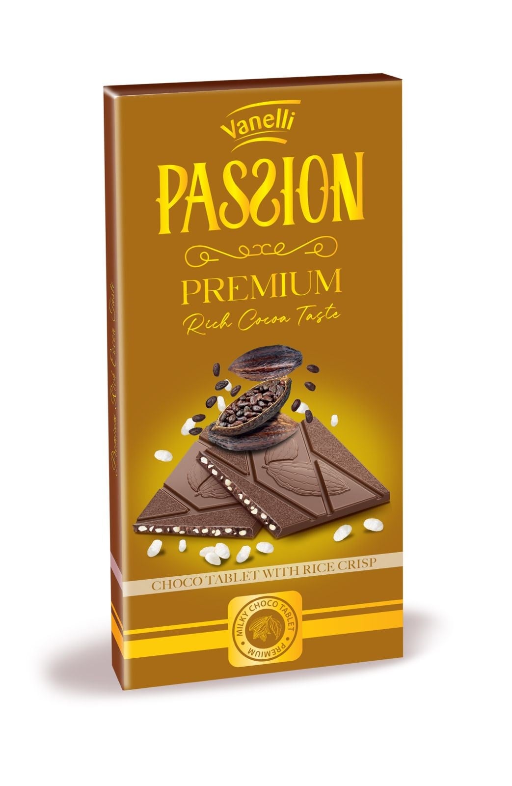 VANELLİ PASSION Pirinç Patlaklı Sütlü Çikolata 70 GR