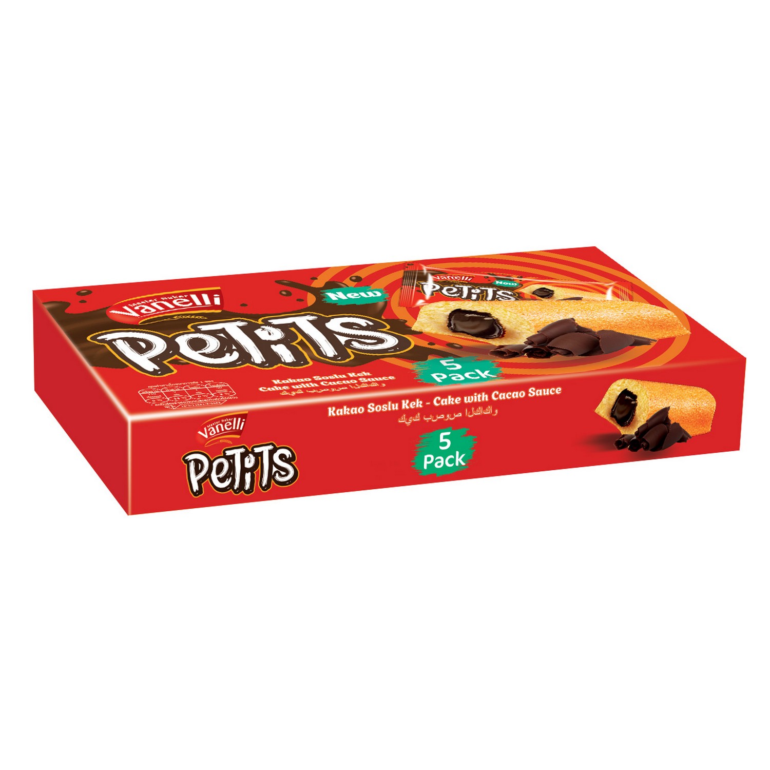 VANELLI PETITS cake with cocoa sauce - MP
