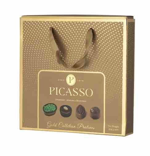 VANELLİ PİCASSO Pralin Chocolate 150 GR- Gold Red Box