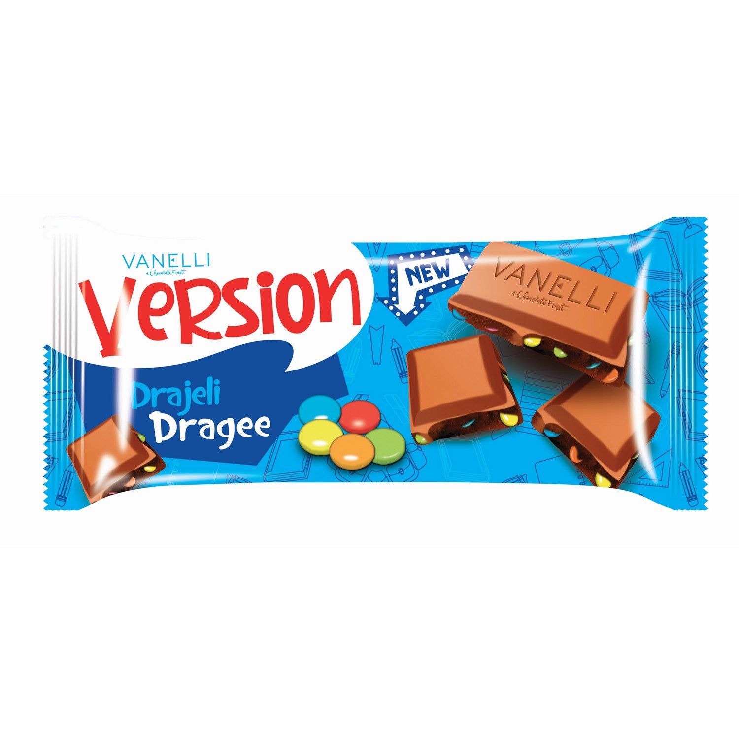 VERSION Compound with white candy beans