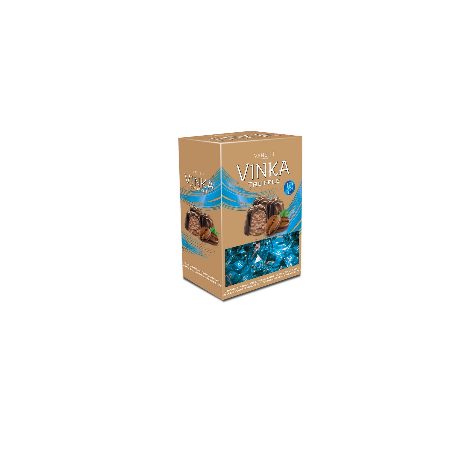 VINKA single twist - capuccino - crispy rice