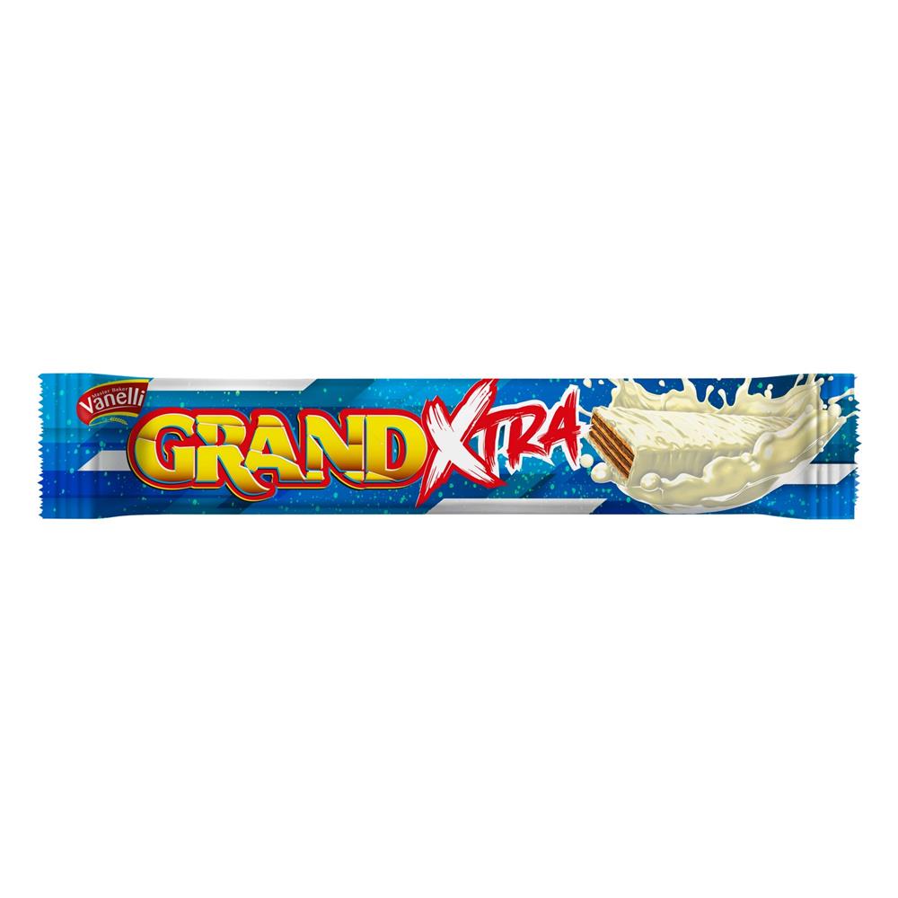 GRAND XTRA Beyaz Kaplamalı Fındık Kremalı Gofret