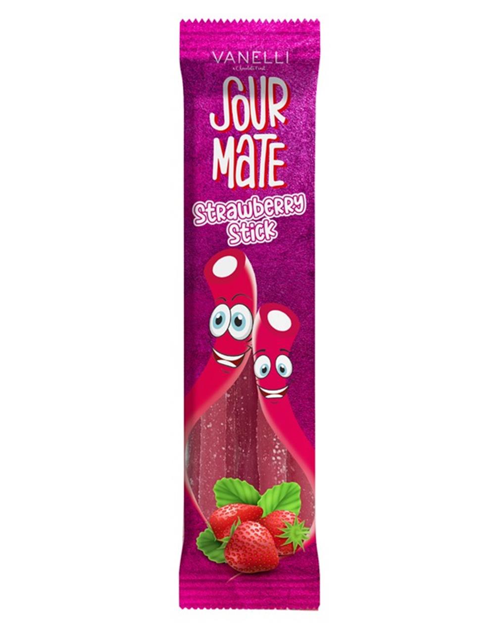 SOURMATE Sour Liqorice with strawberry