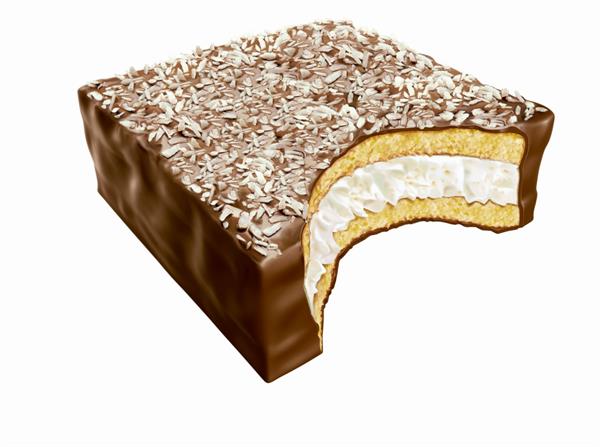 VANELLİ CHOCO-PIE cocoa coated cake with marshmellow and coconut