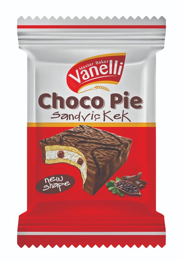 VANELLİ CHOCO-PIE Kakao Kaplamalı Marshmelow Kek (40gr*6)