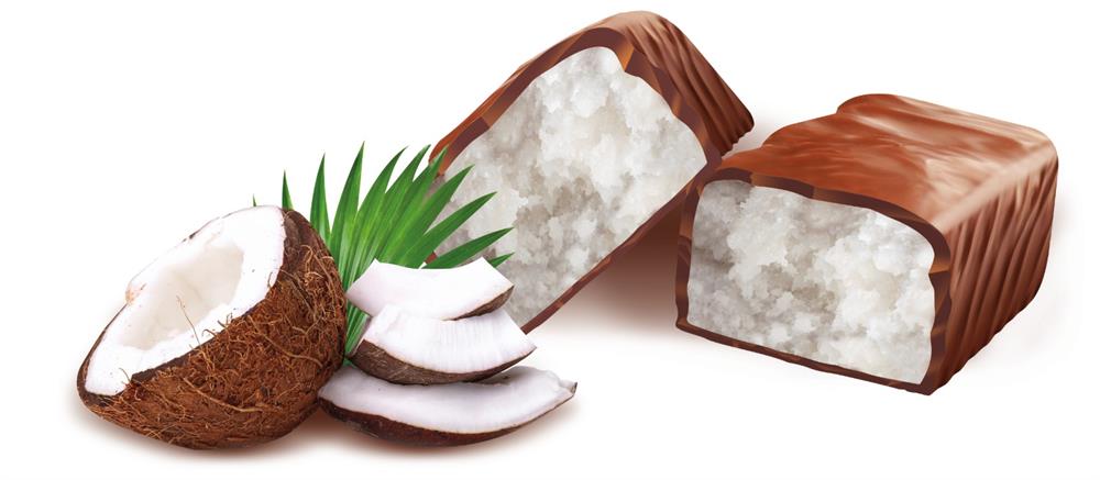TRUFFELS COCONUT Cocoa Coated Coconut Bar - Bag
