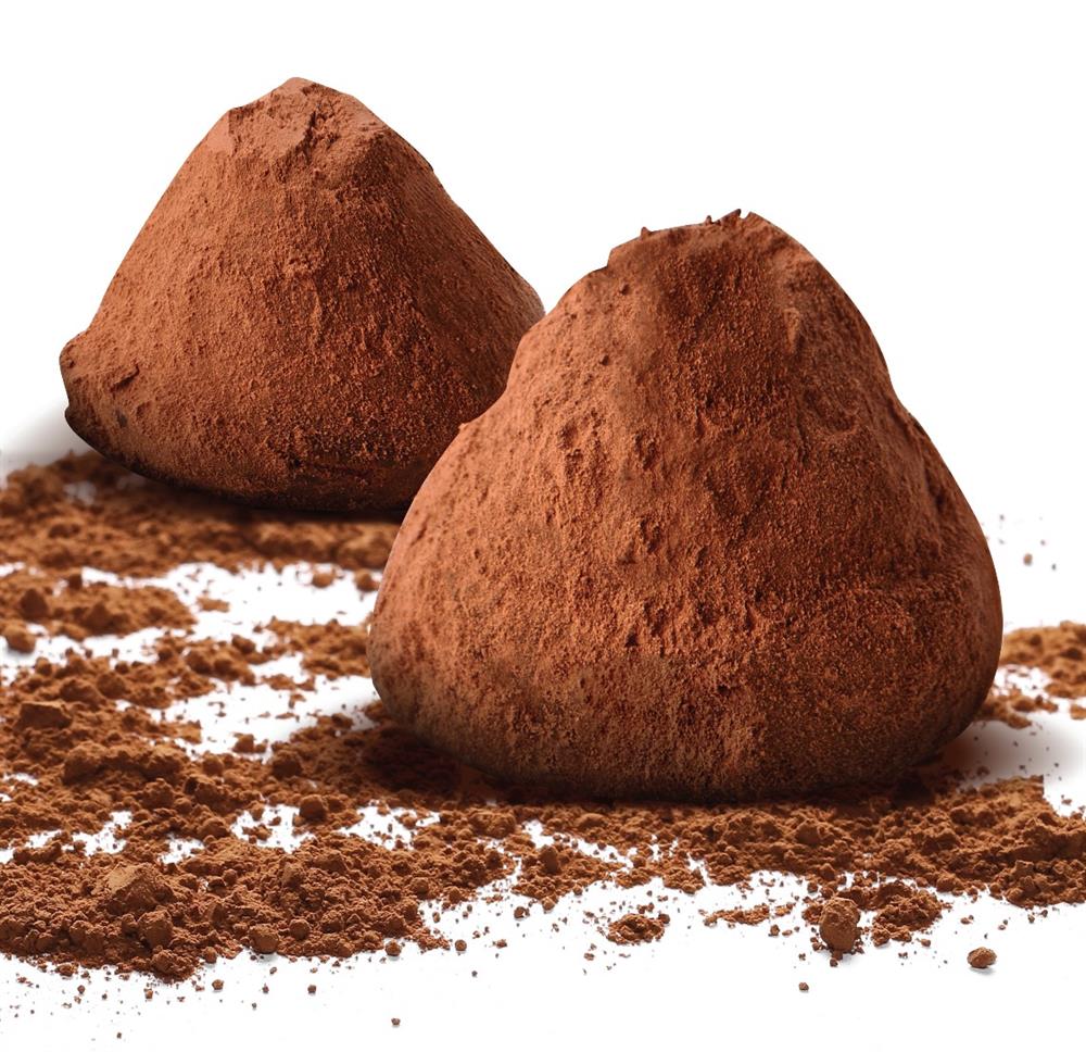 TRUFFELS cocoa dusted truffe chocolate - Kapaklı Kutu
