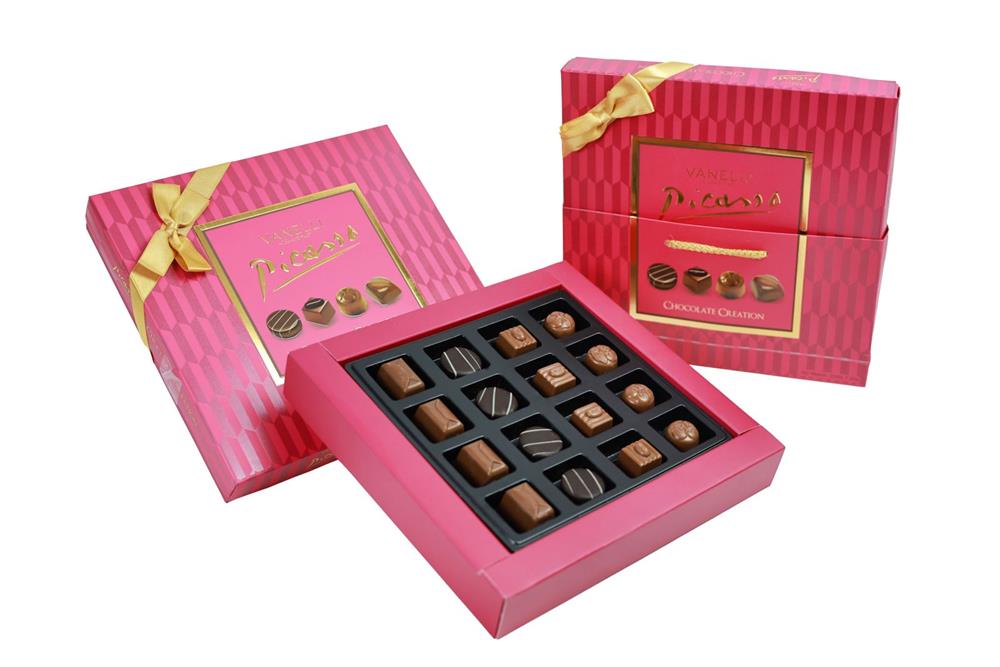 VANELLİ Picasso Praline Chocolate 200gr-Pİnk Box