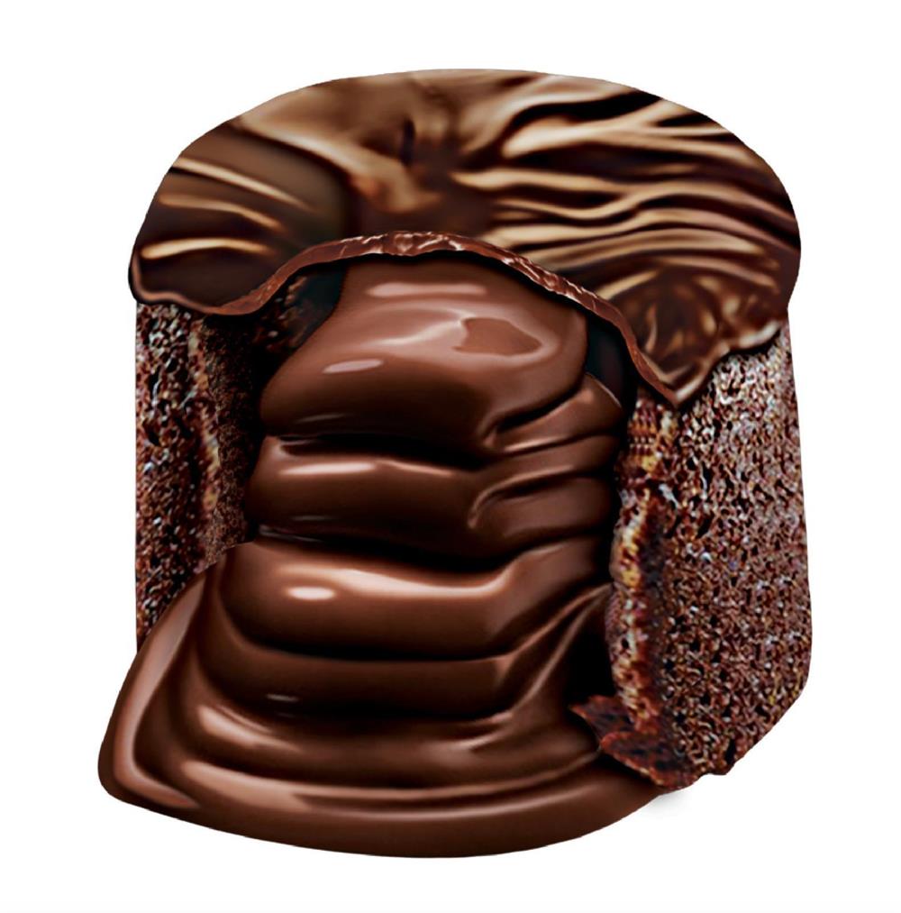 VANELLİ SOUFFLE Çikolata Soslu Kakao Kaplamalı Sufle Kek