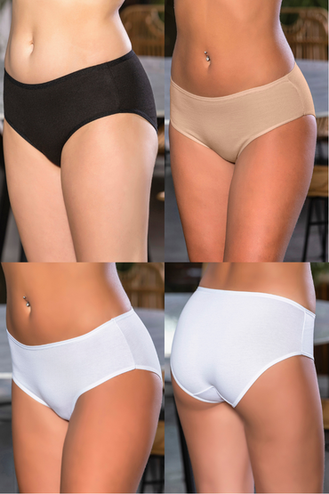 PAMUKLU HIGH BEL SLIP BALOT (WELLOW) BLACK-BEYAZ-TEN (MGP2966)