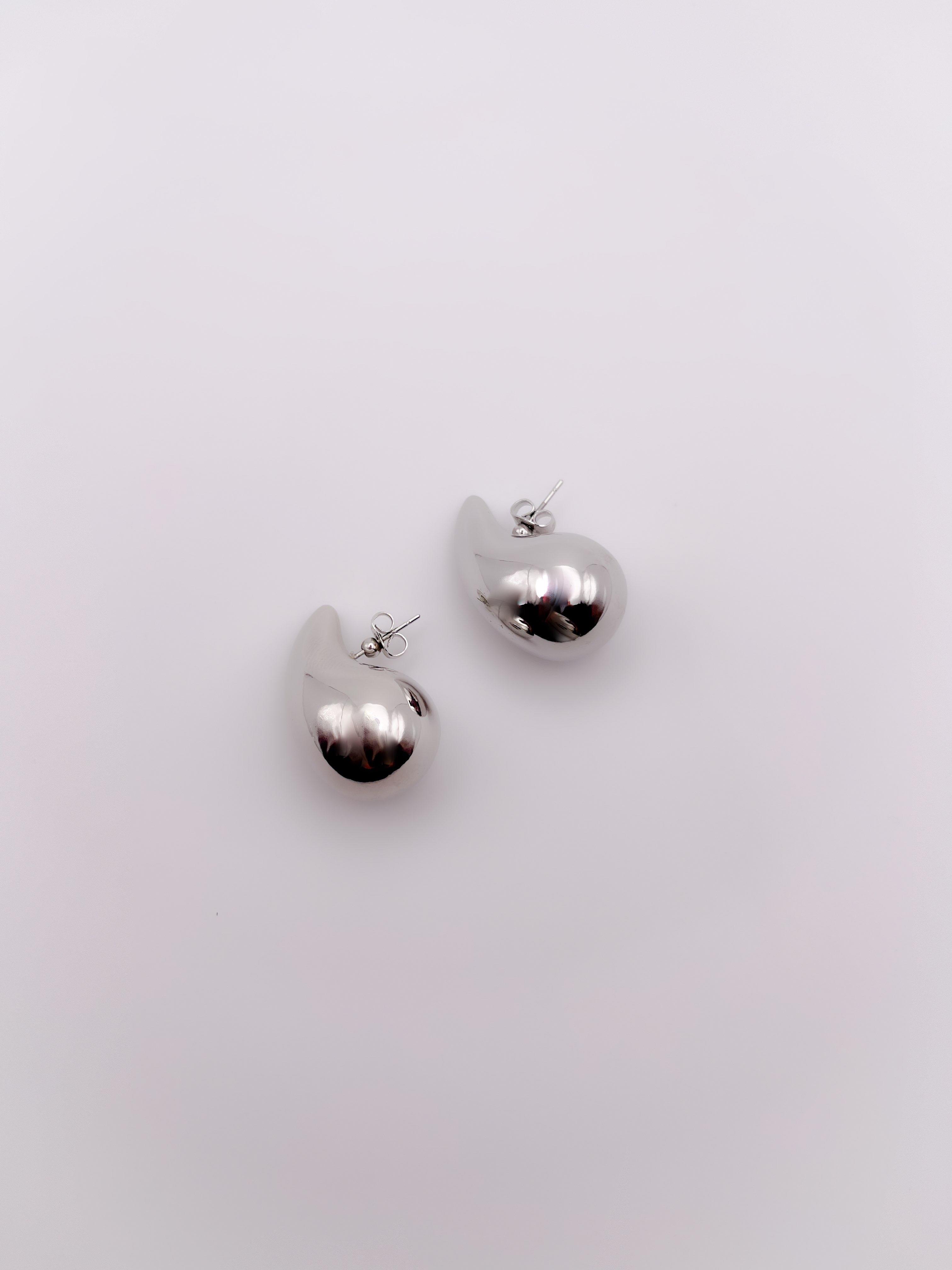 Özel Seri Damla Küpe Gümüş