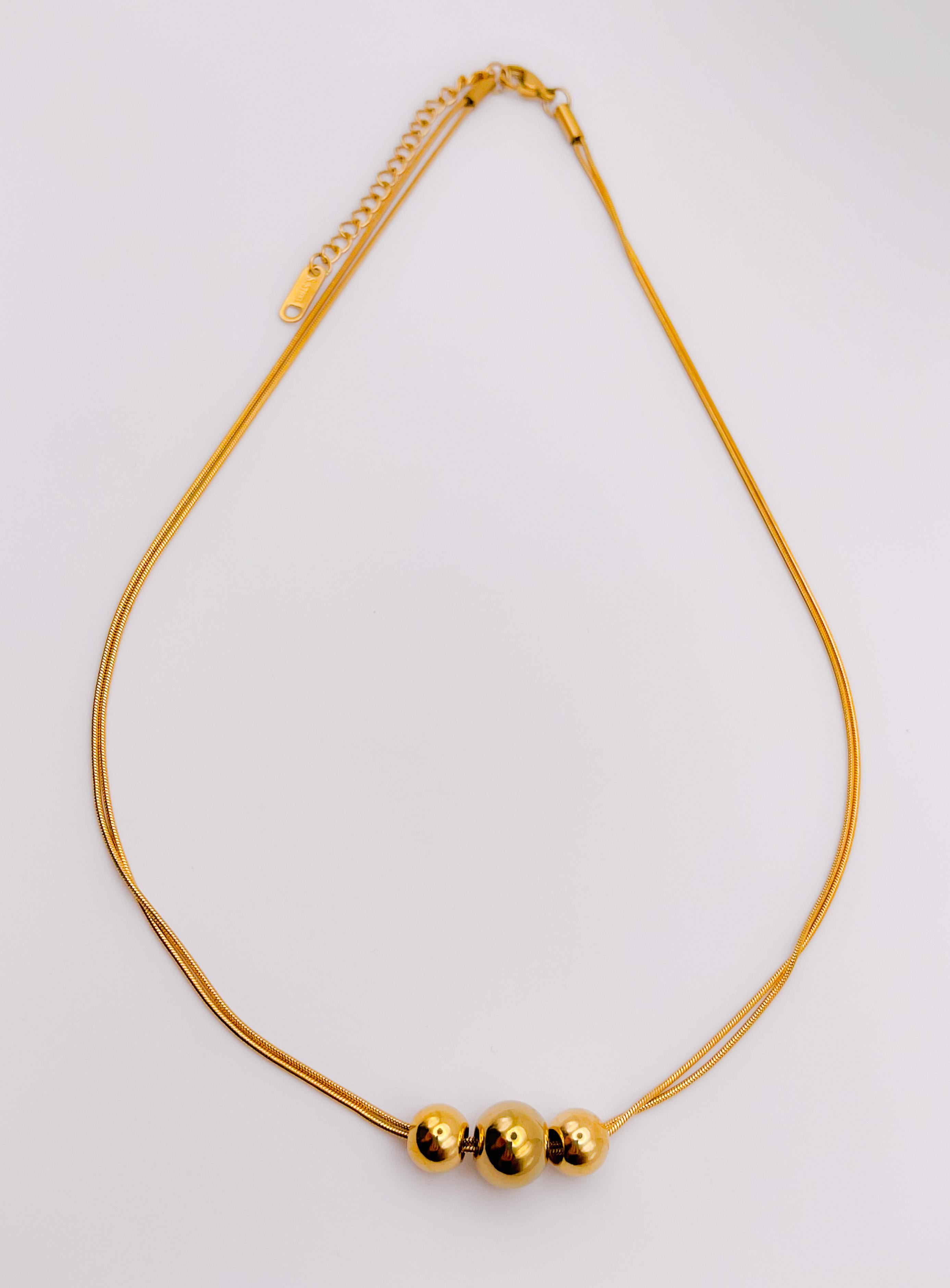 Çelik Kolye Minimal Tasarım Kolye