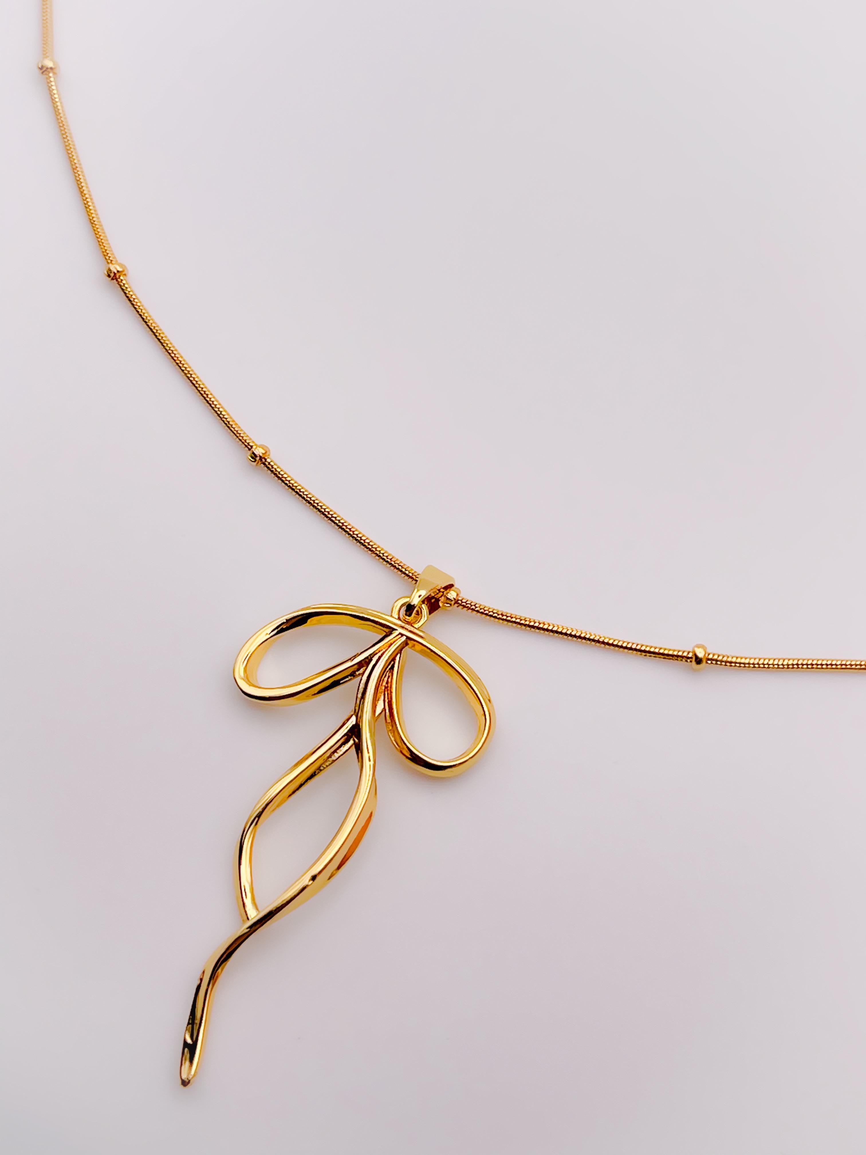 Çelik Kolye Tasarım Fiyonk Kolye