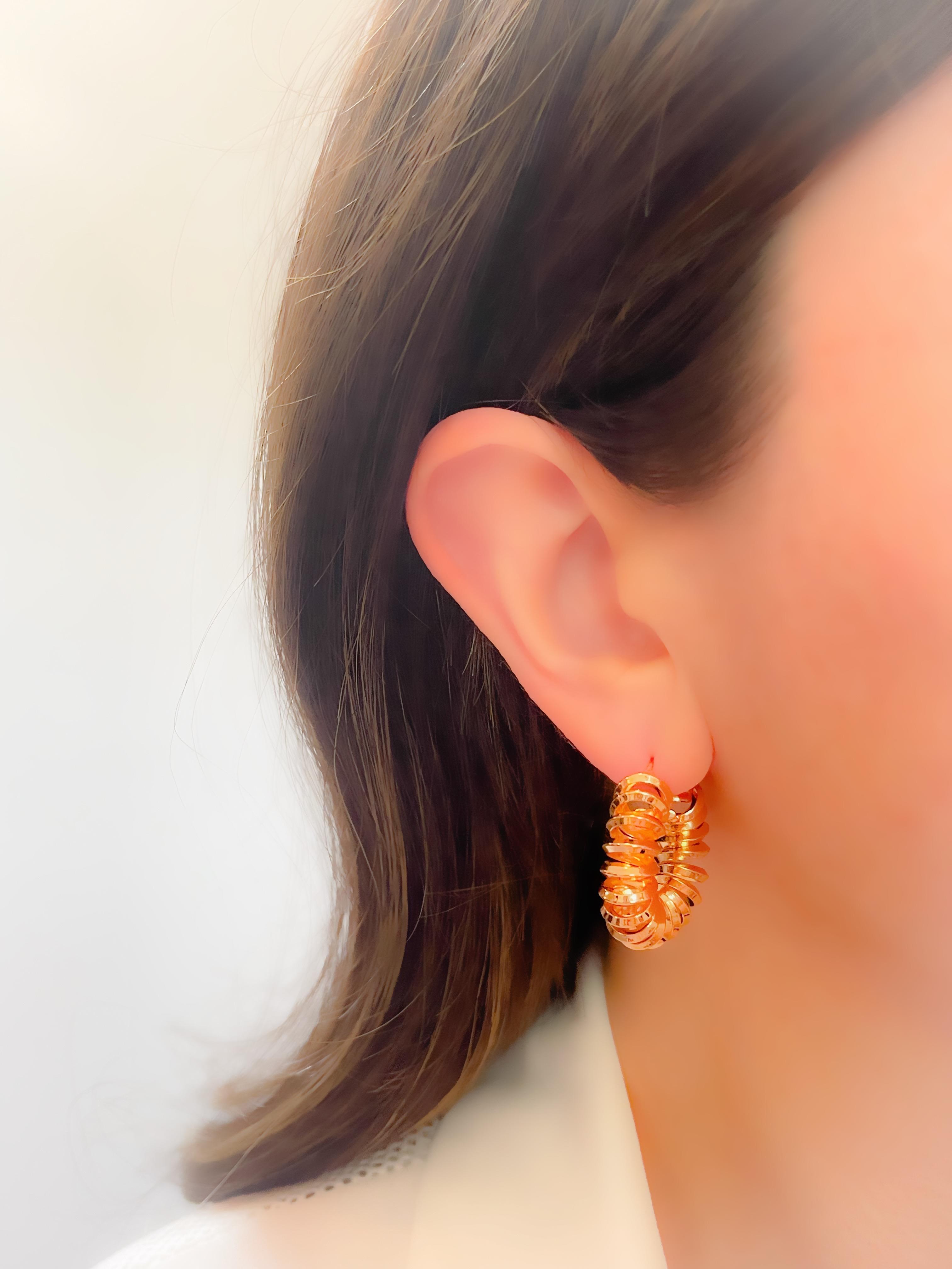 Çelik Küpe Helezon Halka Küpe