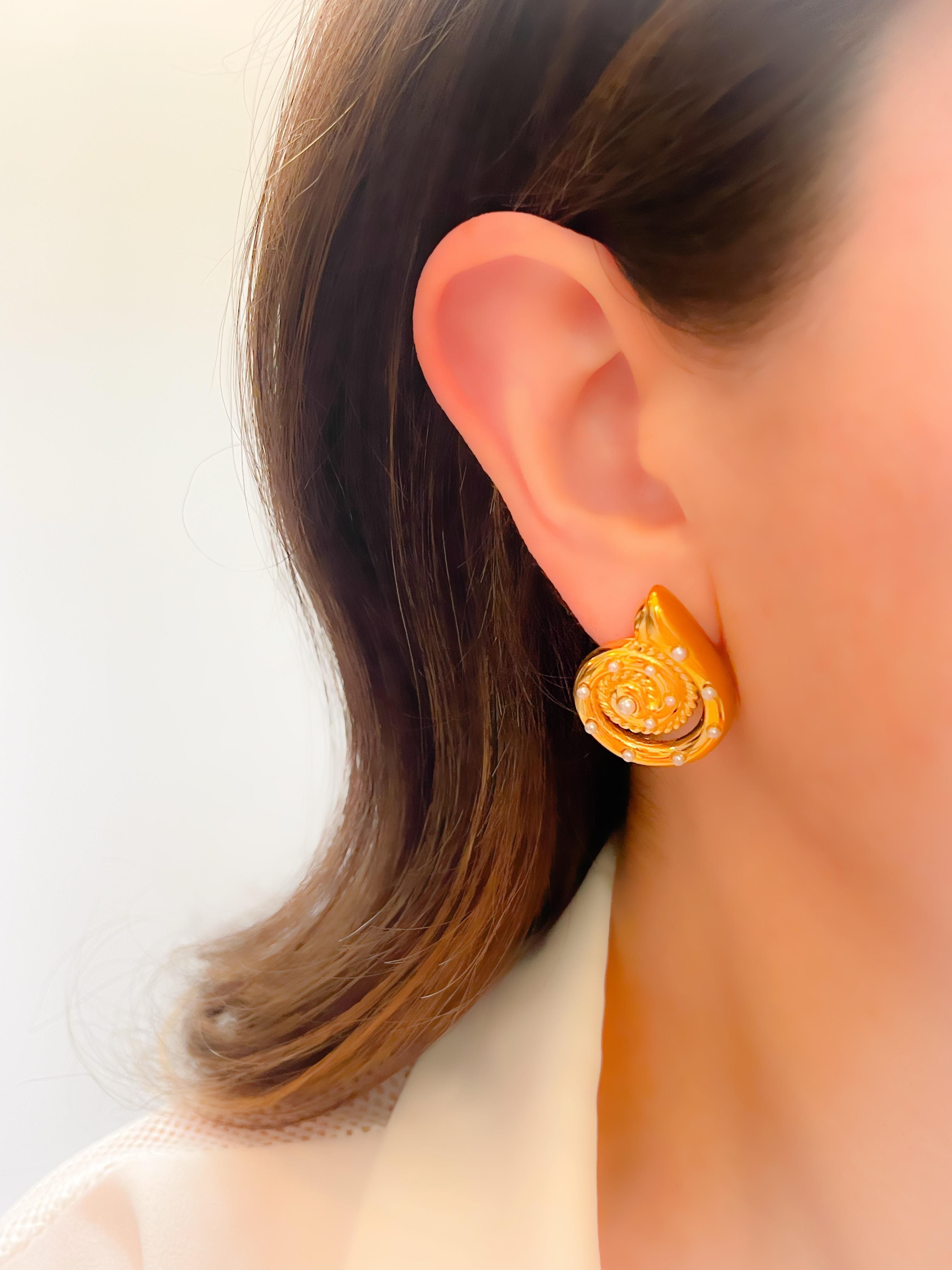 Çelik Küpe Salyangoz Küpe