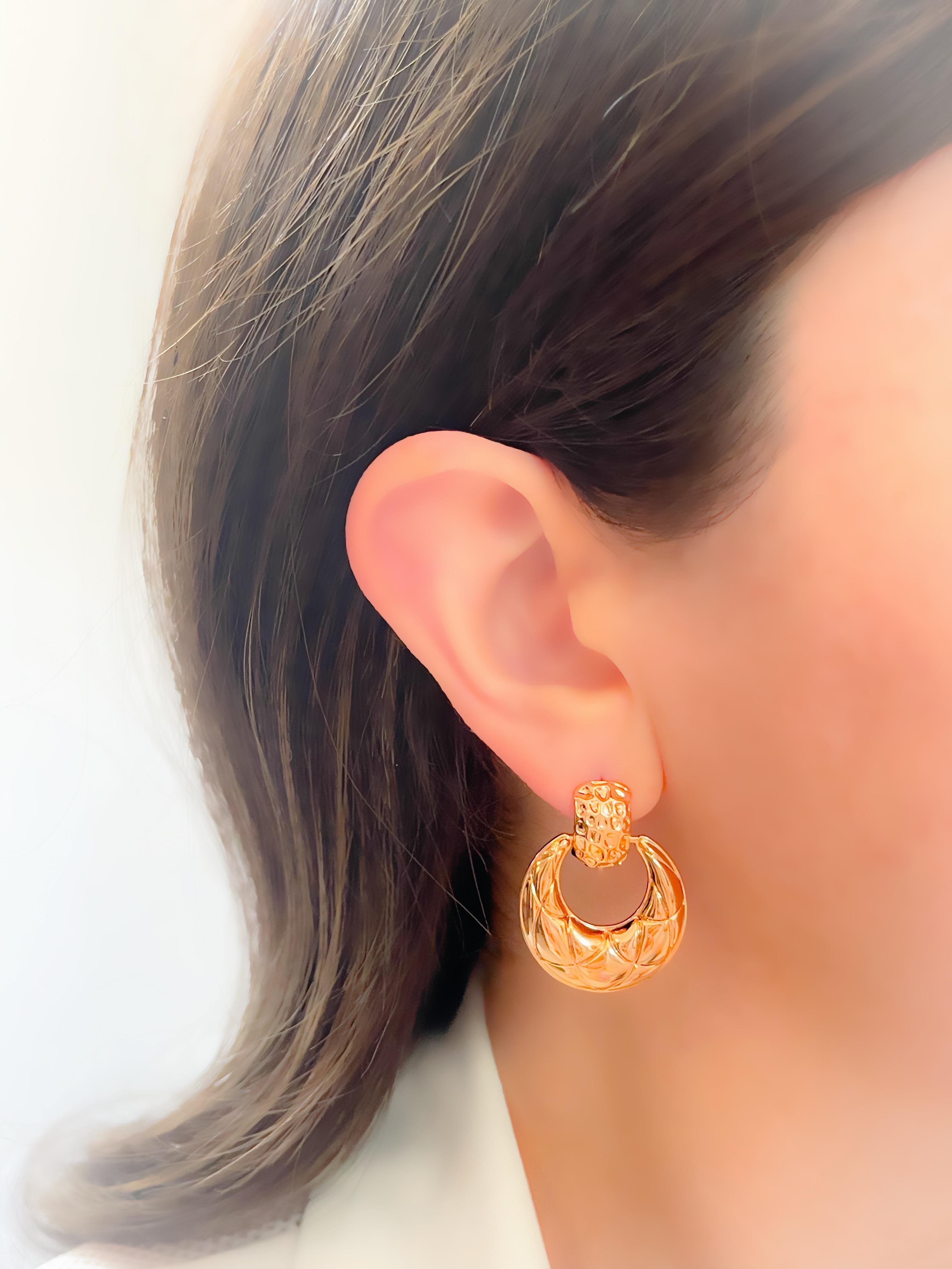 Çelik Küpe Vintage Tasarım Küpe