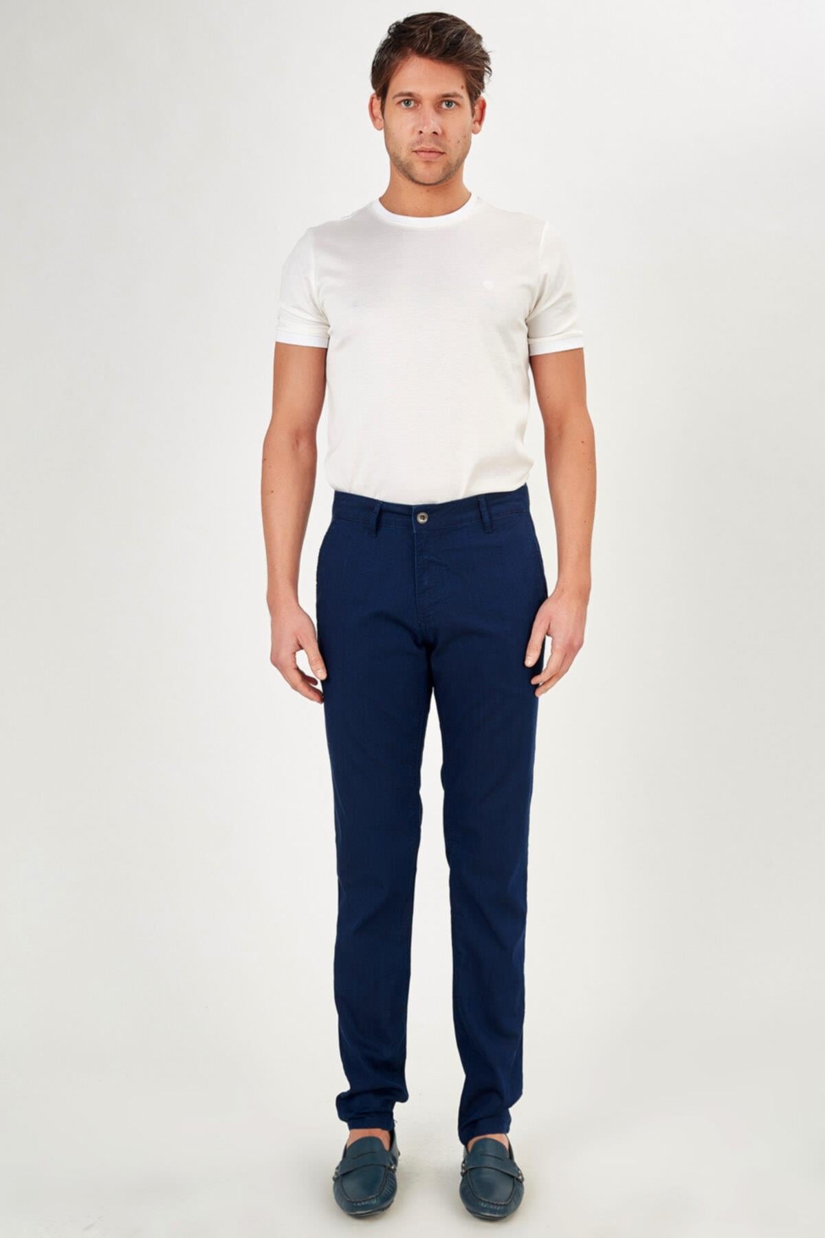 Erkek Koyu Lacivert Jeans-rb1a0720y009