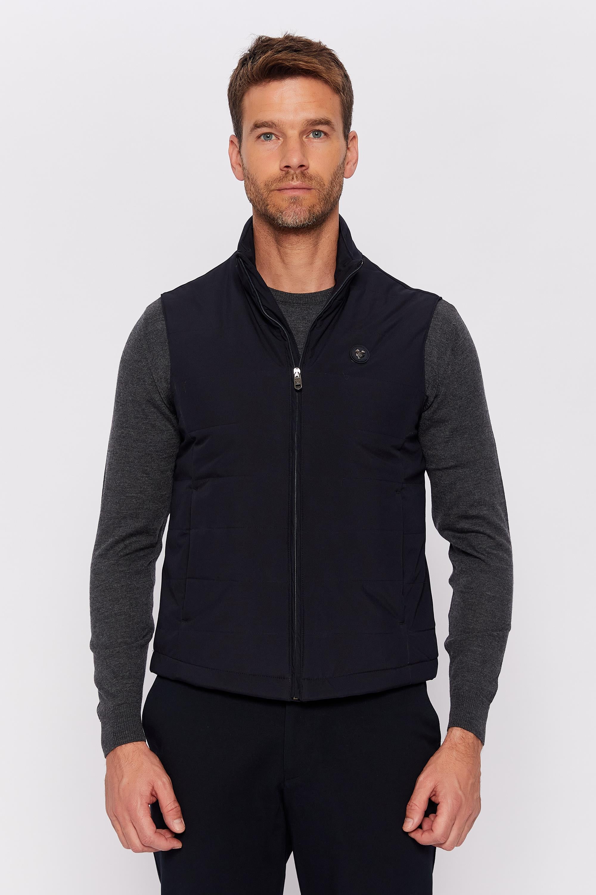 Romano Botta Lacivert Yelek