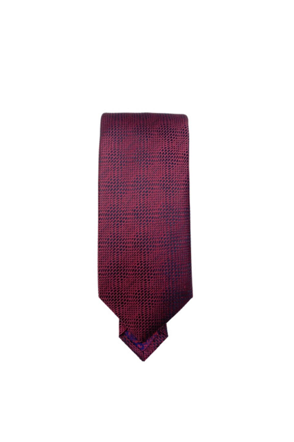 Bordo-siyah Erkek Kravat