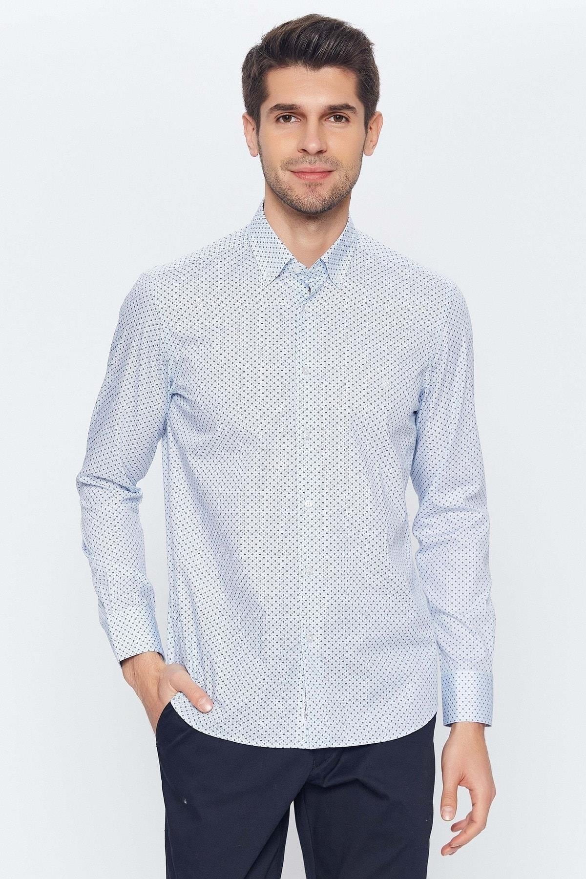 Erkek Açık Mavi Gömlek