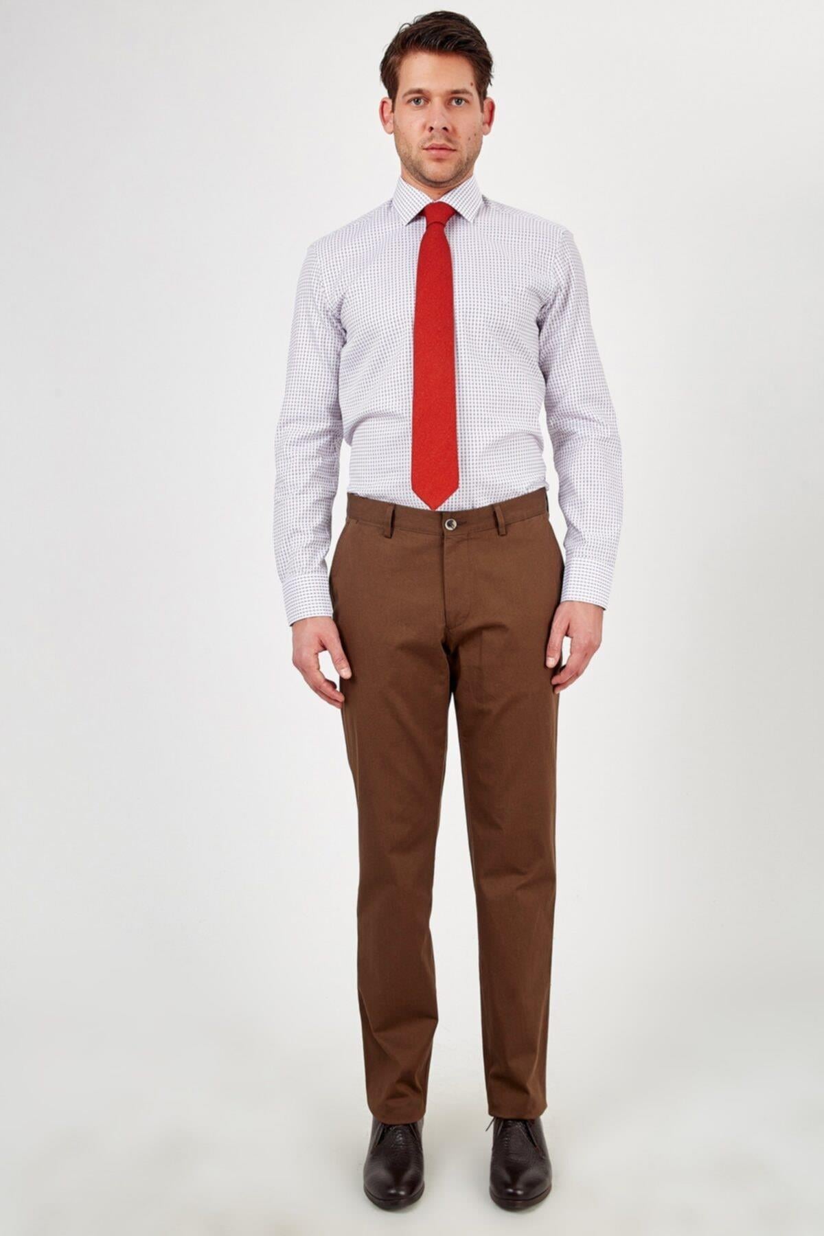 Erkek Kahverengi Pantolon-rb1a1220k002