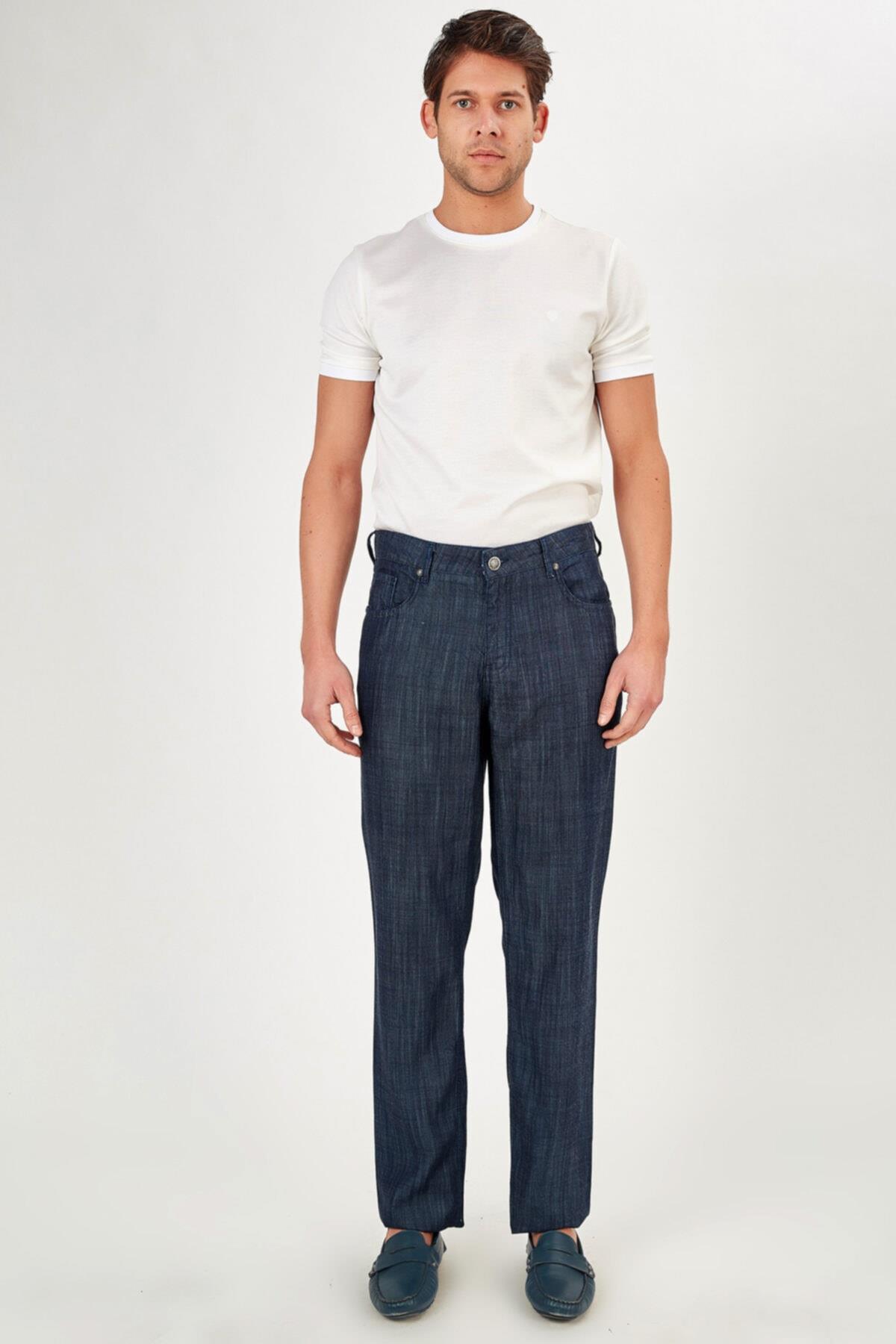 Erkek Koyu Mavi Jeans-rb1a0720y003