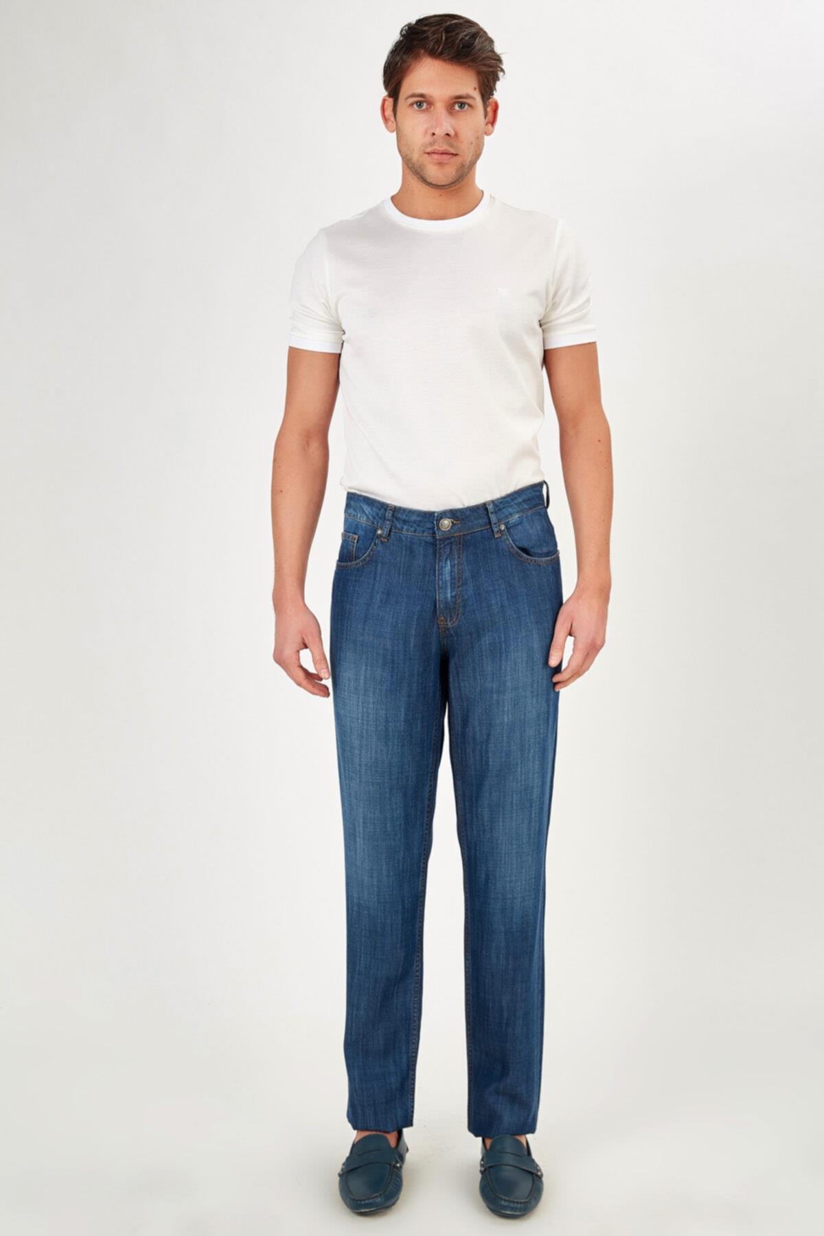 Erkek Lacivert Jeans-rb1a0720y003