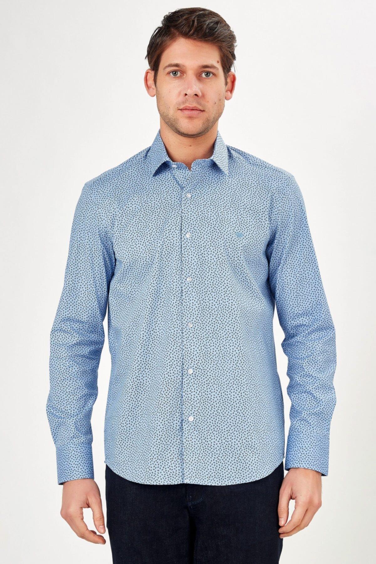 Erkek Mavi Gömlek