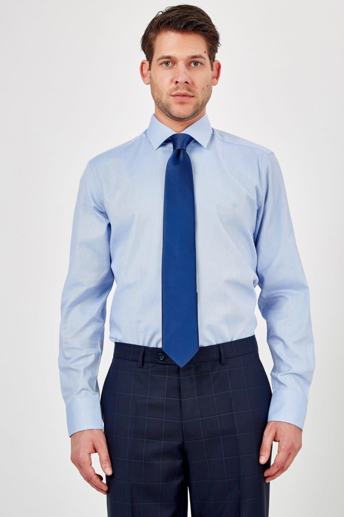 Erkek Mavi Gömlek