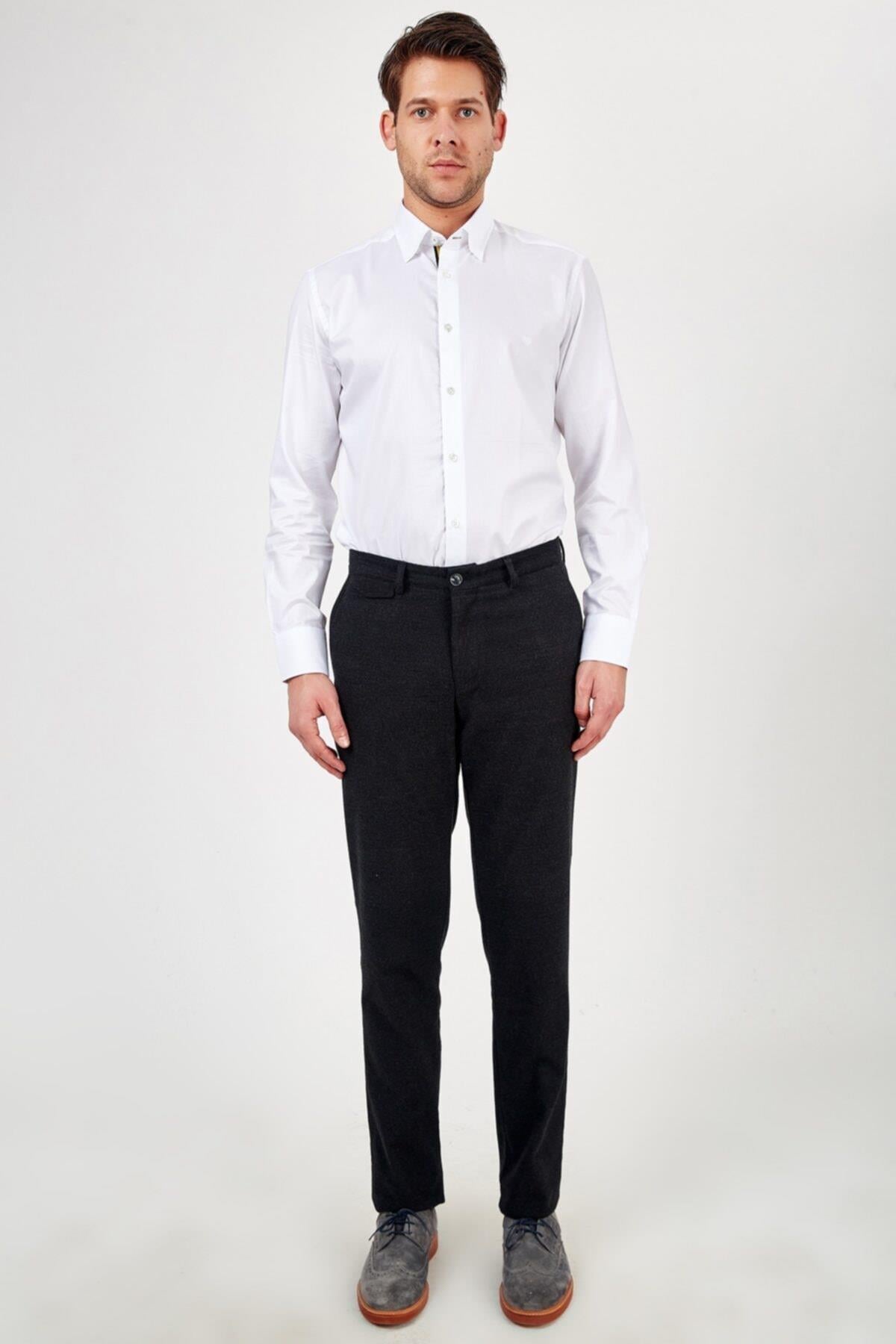 Erkek Siyah Uzun Pantolon rb1a1220k011