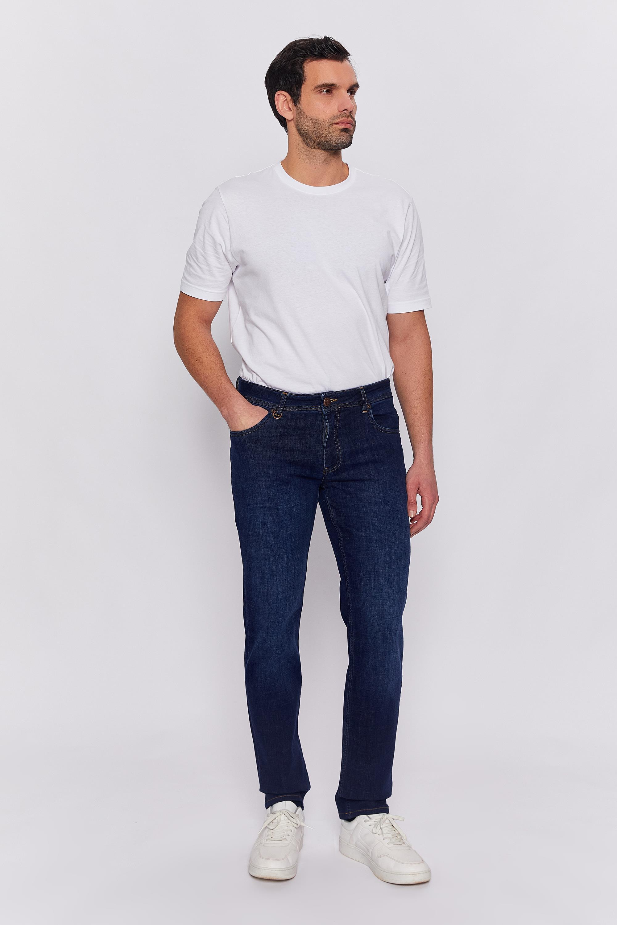 Romano Botta Koyu Mavi Regular Jean Pantalon