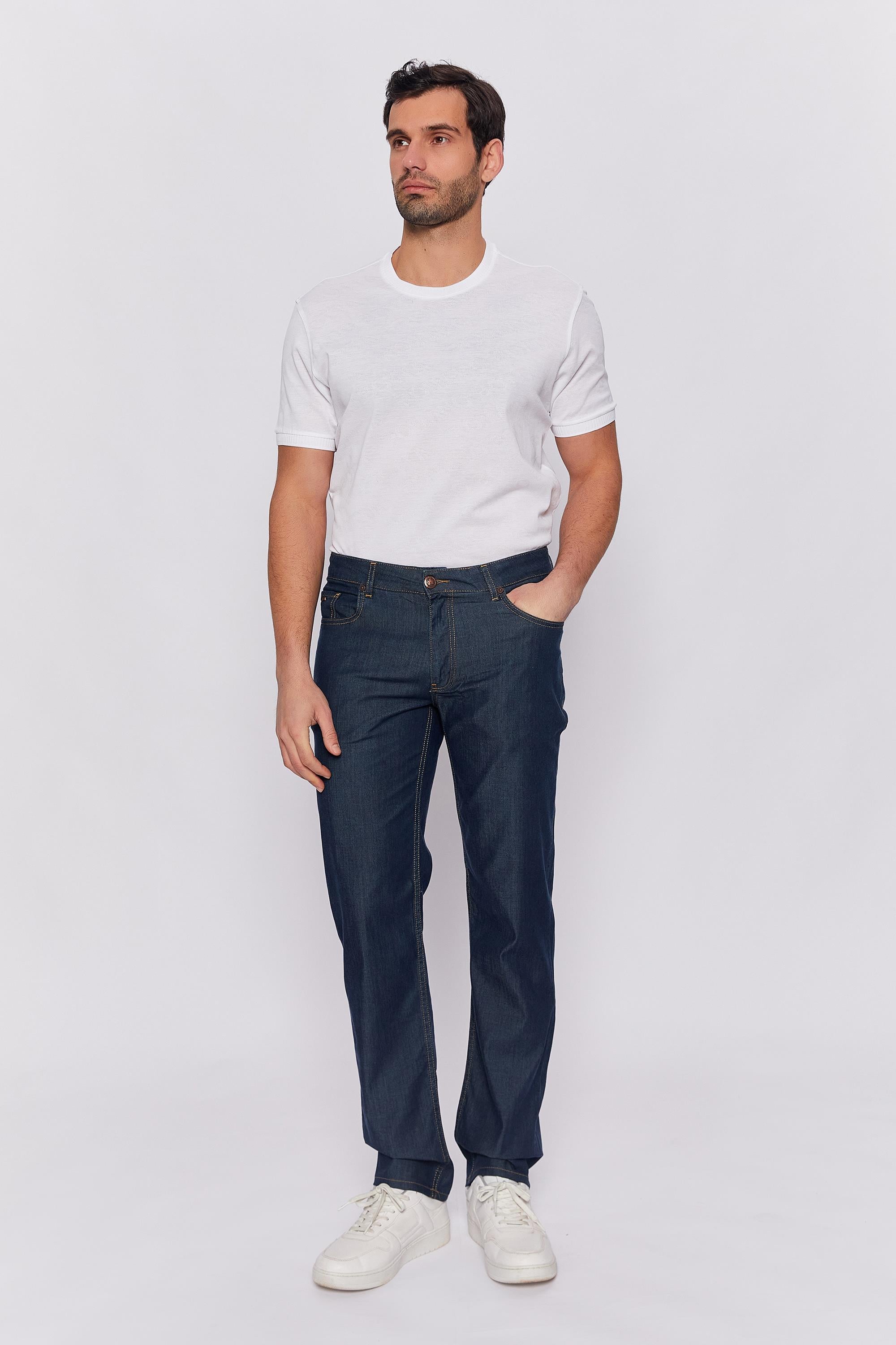 Romano Botta Koyu Mavi Regular Jean Pantalon