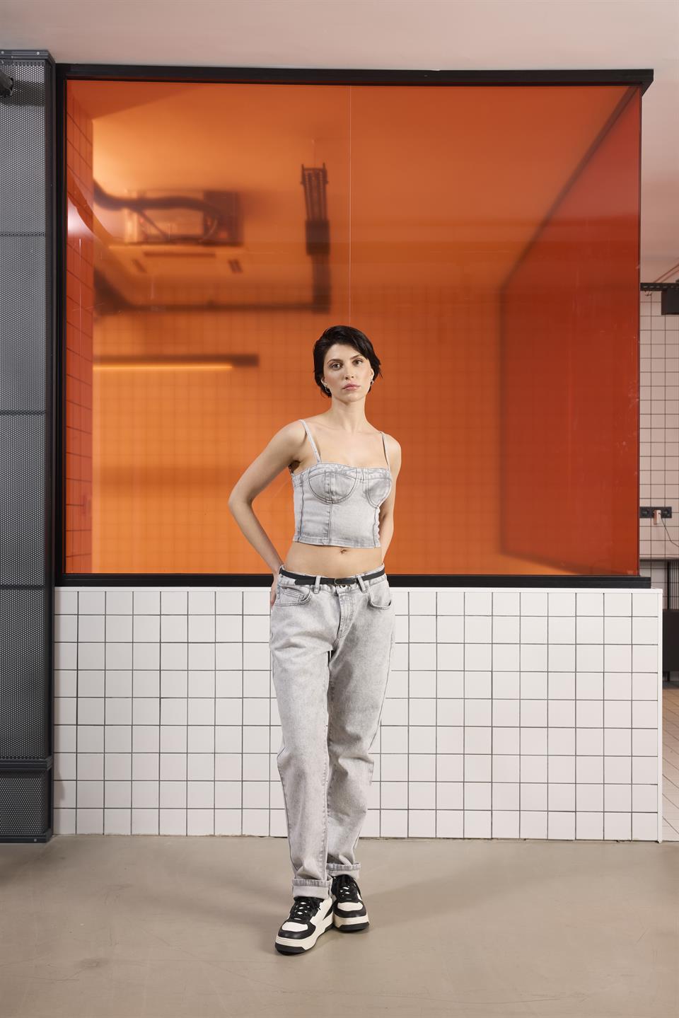 5 Cep Casual Denim Erkek Pantolon