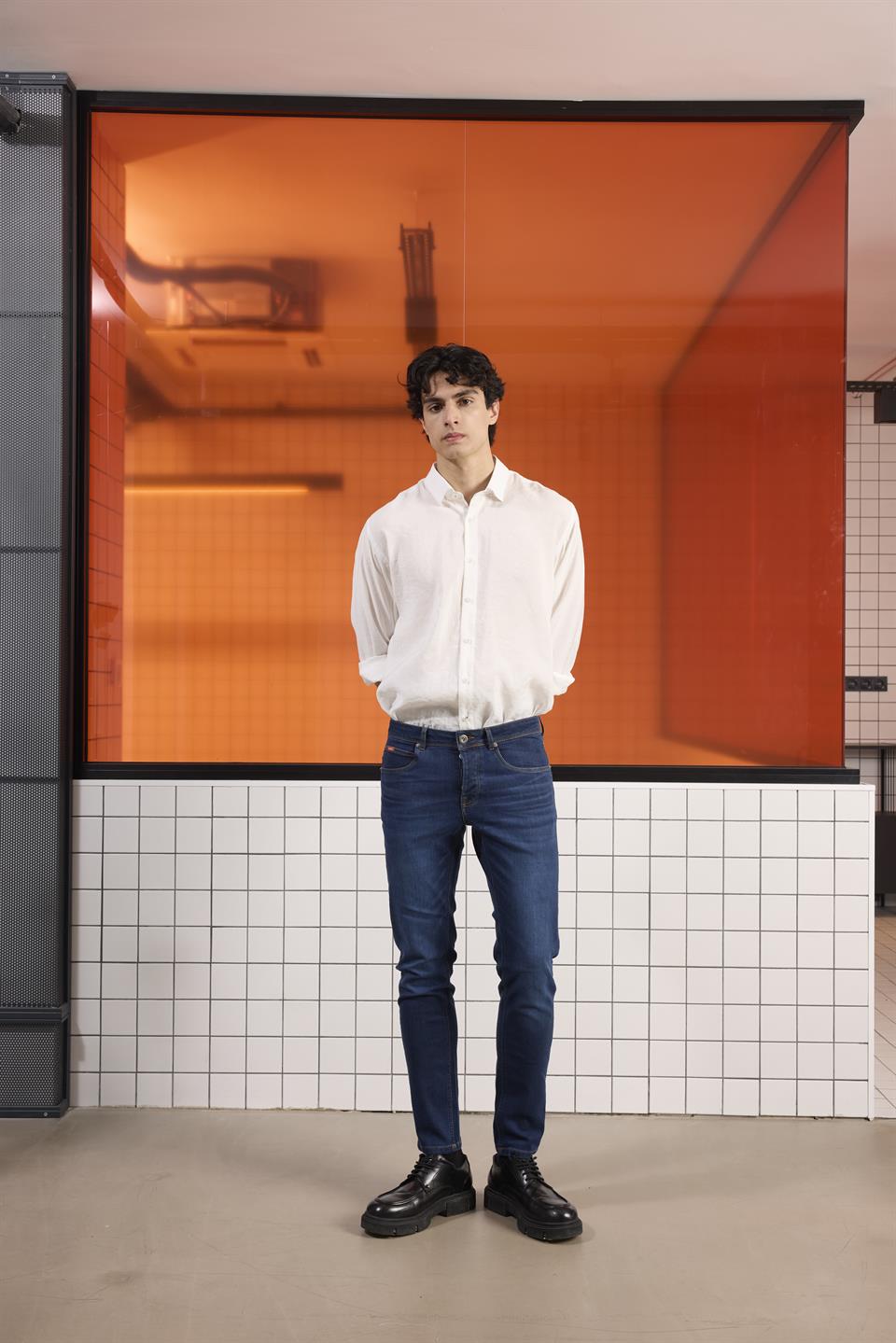 5 Cep Casual Denim Erkek Pantolon