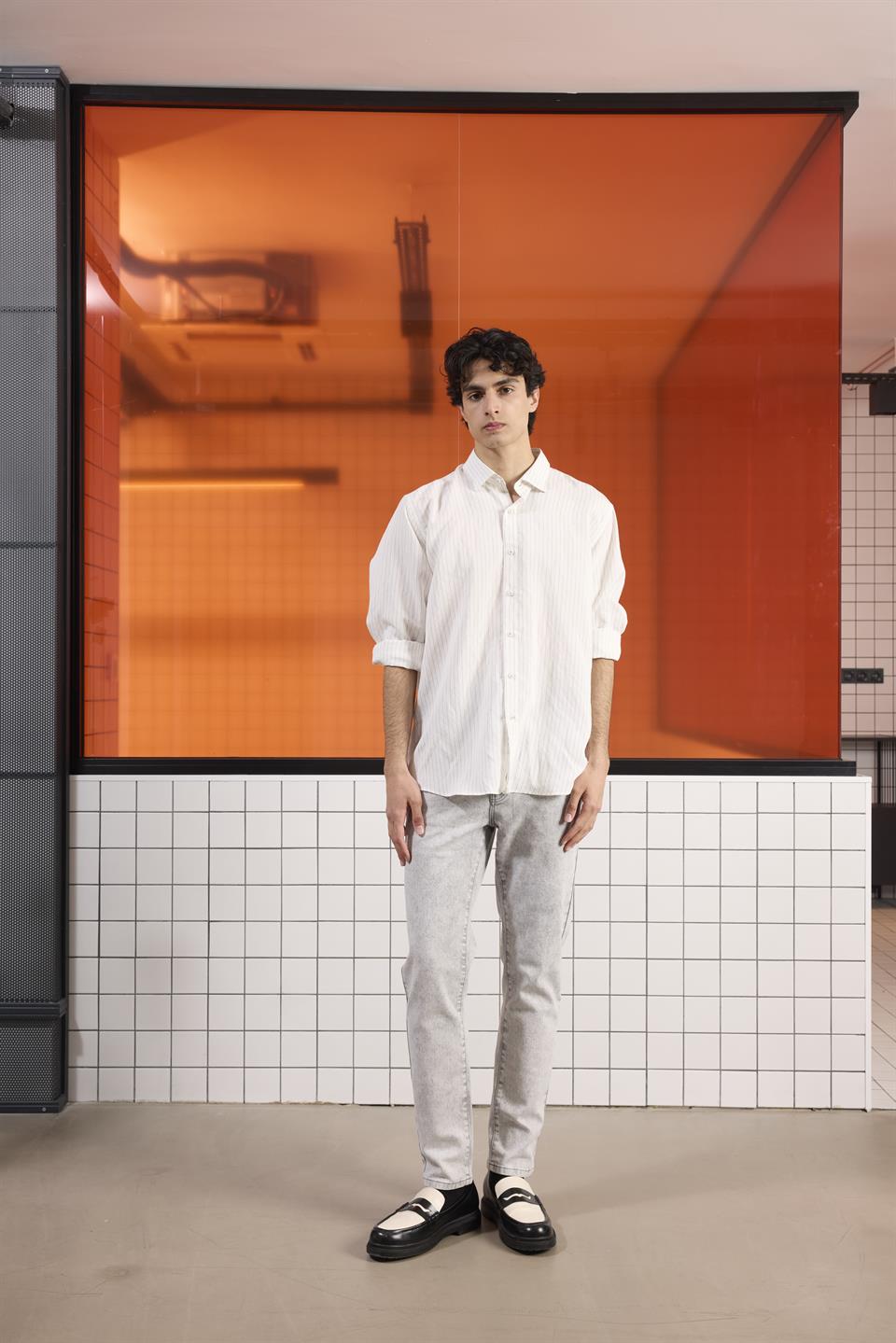 5 Cep Casual Denim Erkek Pantolon