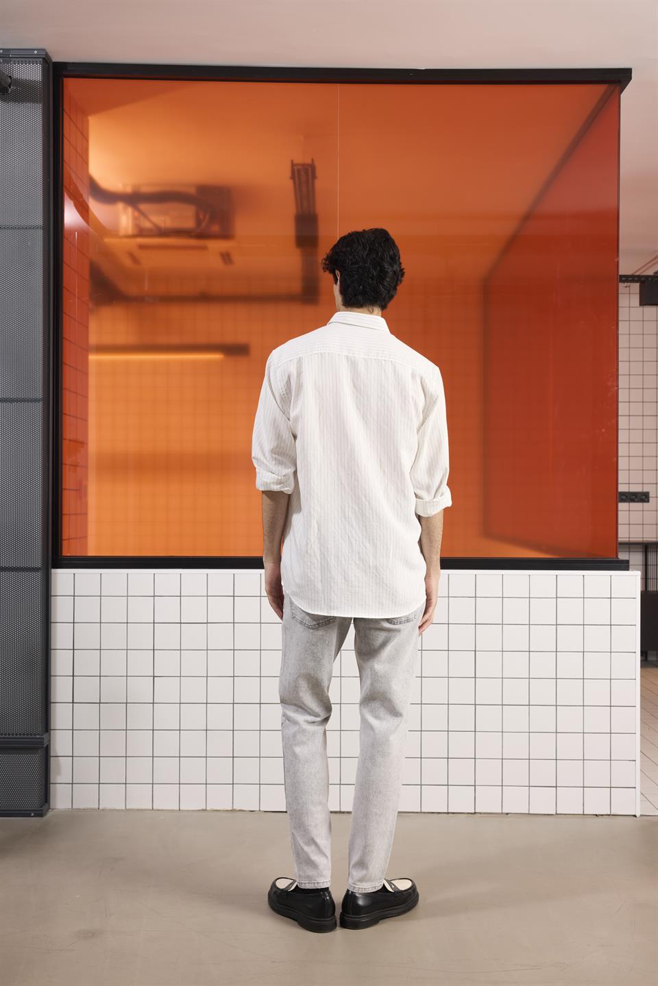 5 Cep Casual Denim Erkek Pantolon