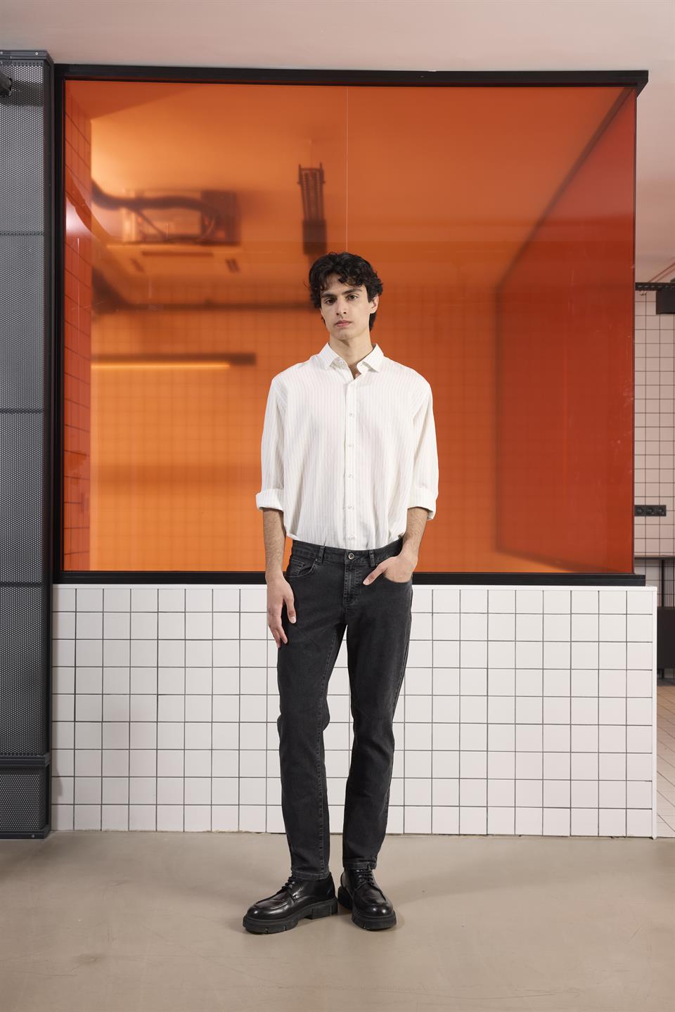 5 Cep Casual Denim Pantolon