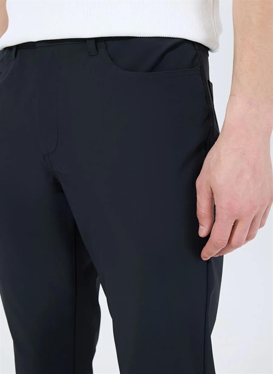 5 Cep Fermuar Detaylı Casual Erkek Pantolon