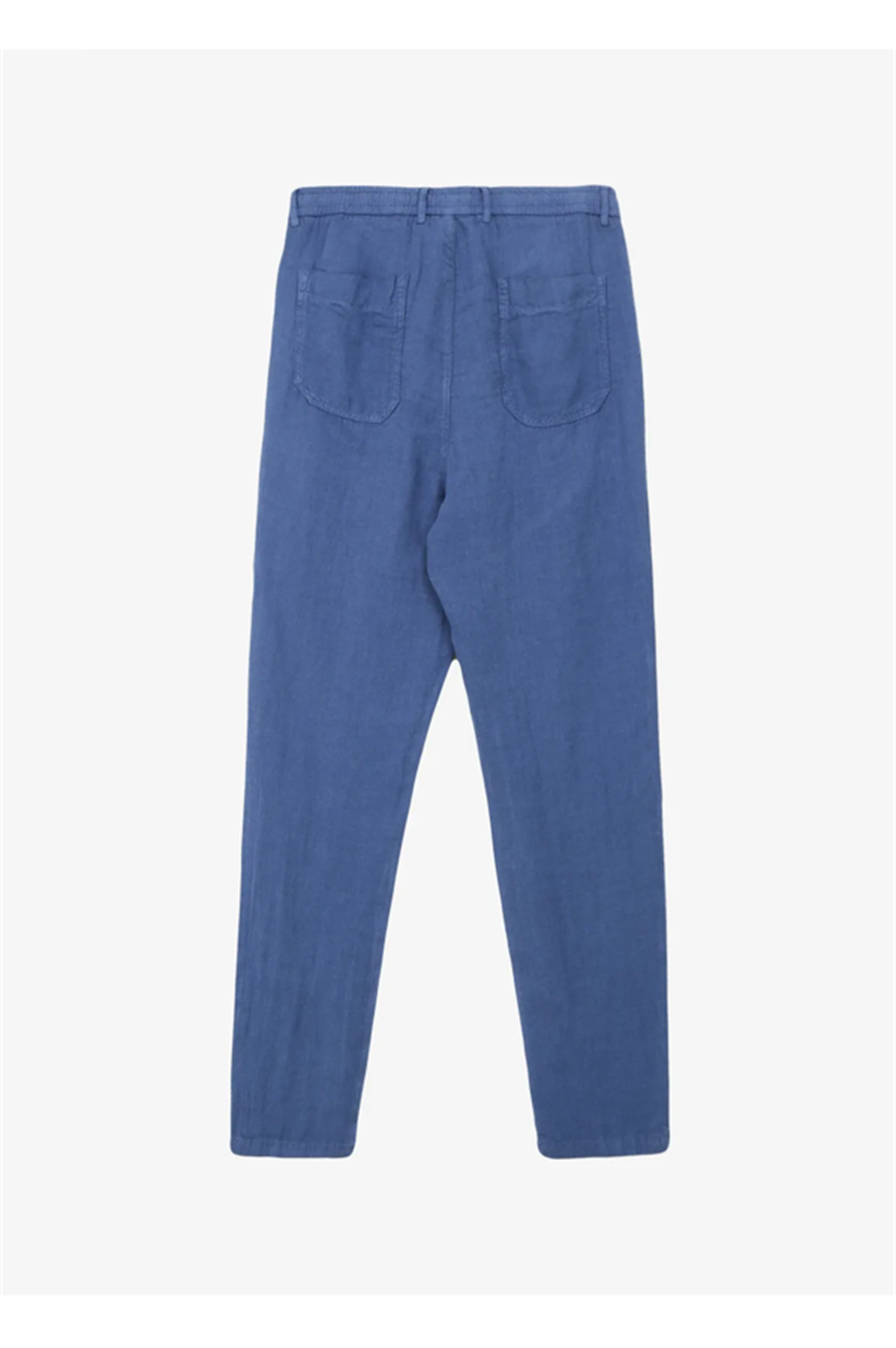 Arkası Torba Cepli %100 Keten Regular Erkek Pantolon