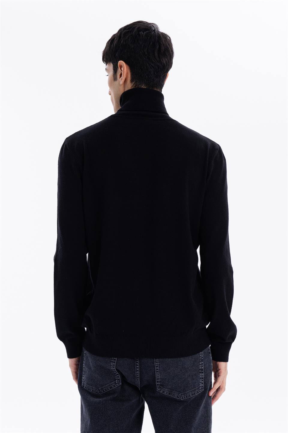 Balıkçı Yaka Slim Fit Basic Erkek Kazak