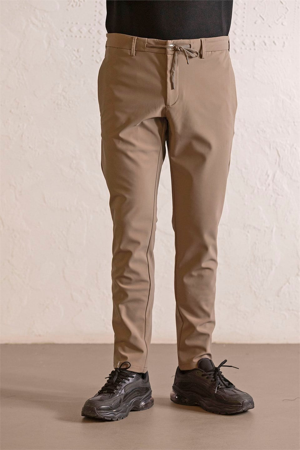 Beli Bağcıklı Jogger Erkek Pantolon
