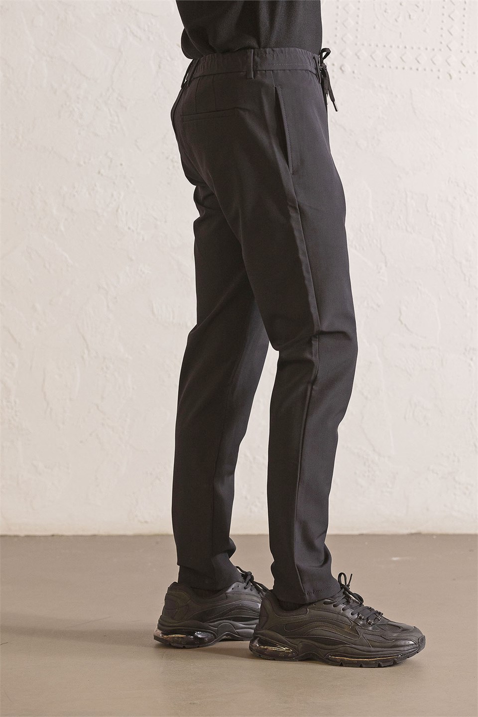 Beli Bağcıklı Jogger Erkek Pantolon